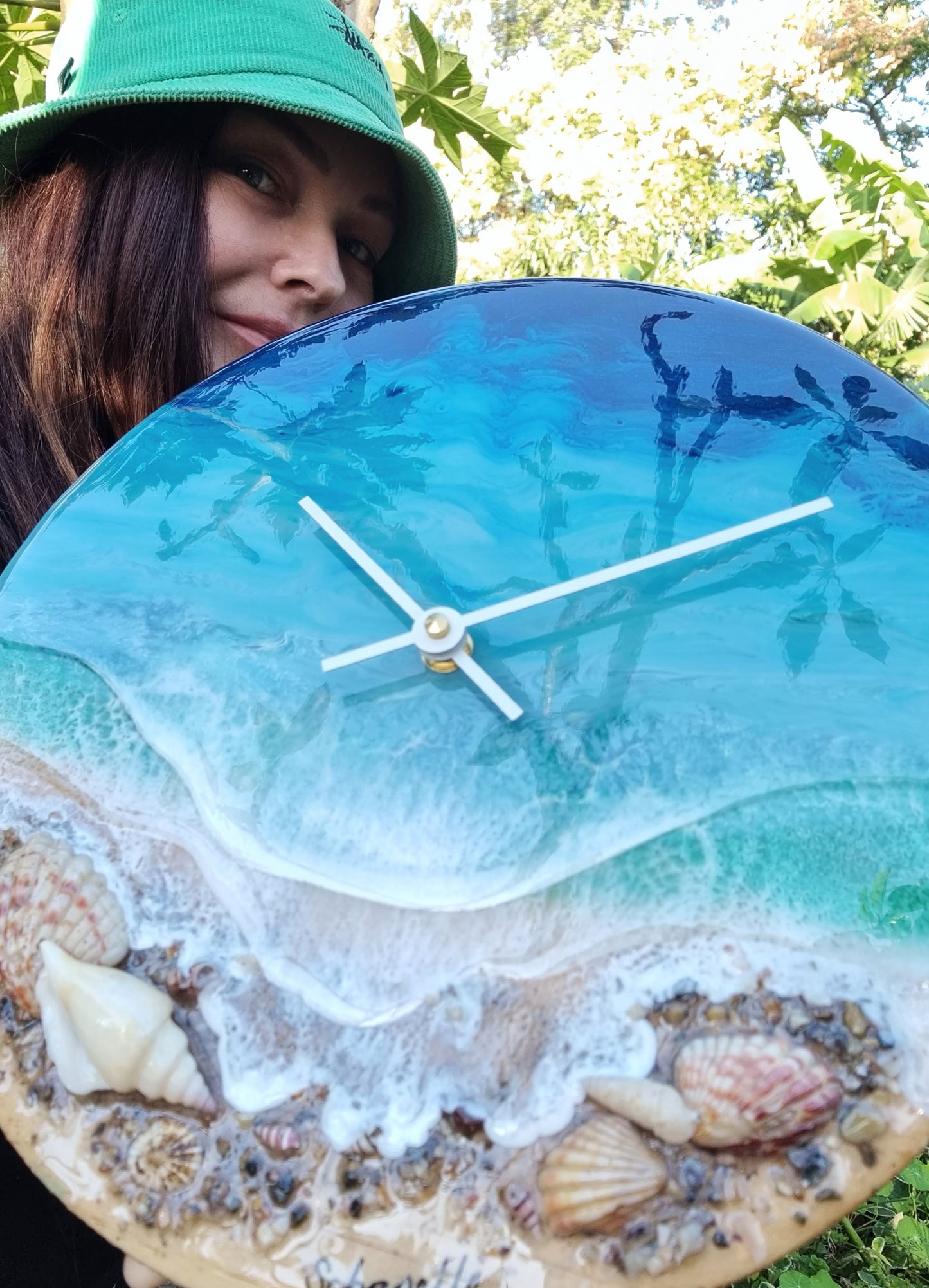 Epoxy Resin Wall Clock Regular (ab1475)