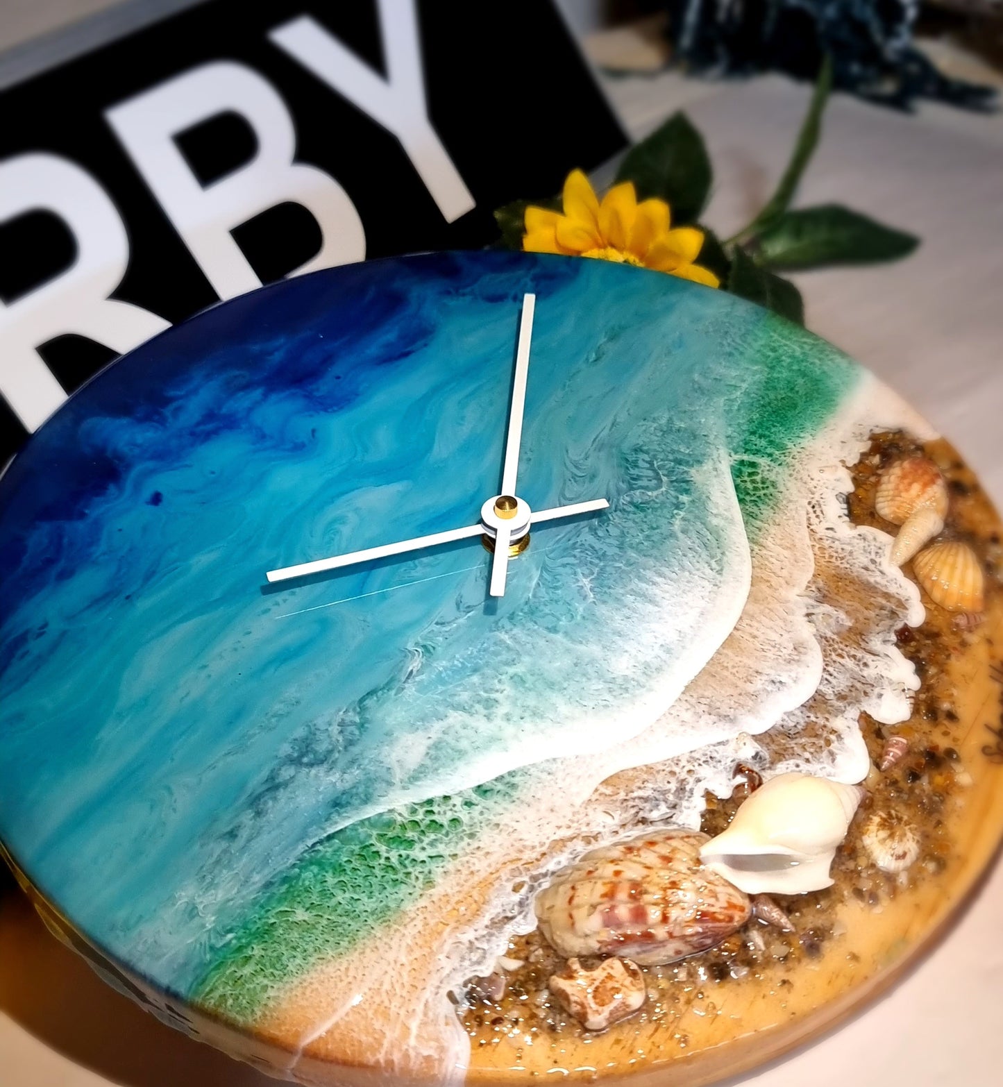 Epoxy Resin Wall Clock Regular (ab1475)