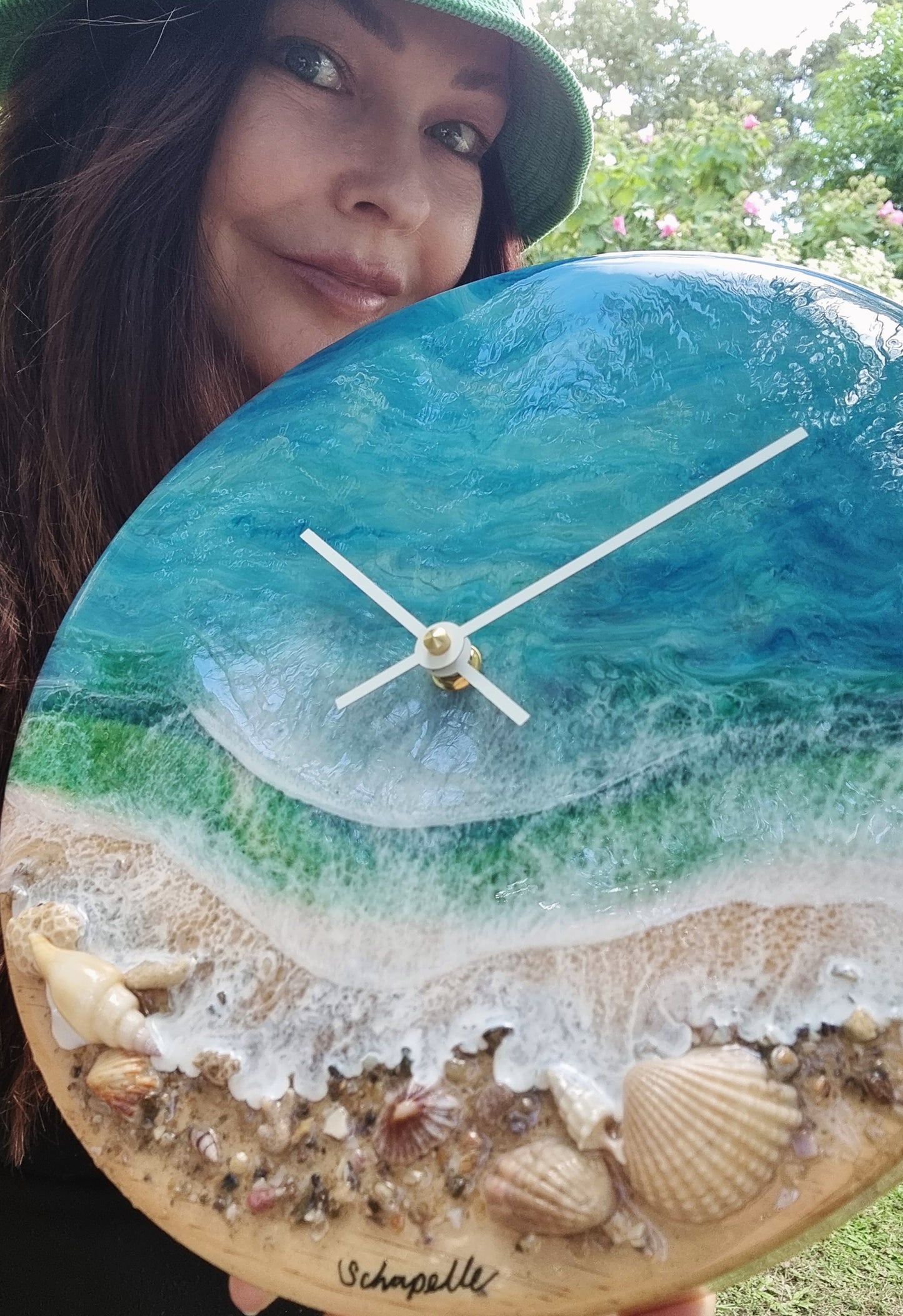 Epoxy Resin Wall Clock Regular (ab1471)