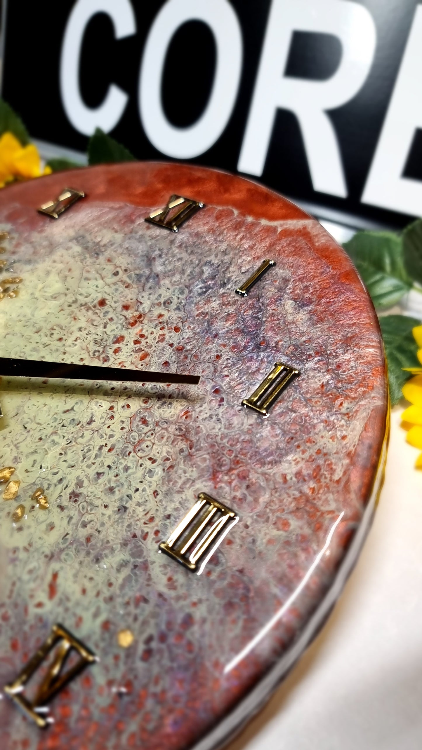 Epoxy Resin Wall Clock Regular (ab1568)
