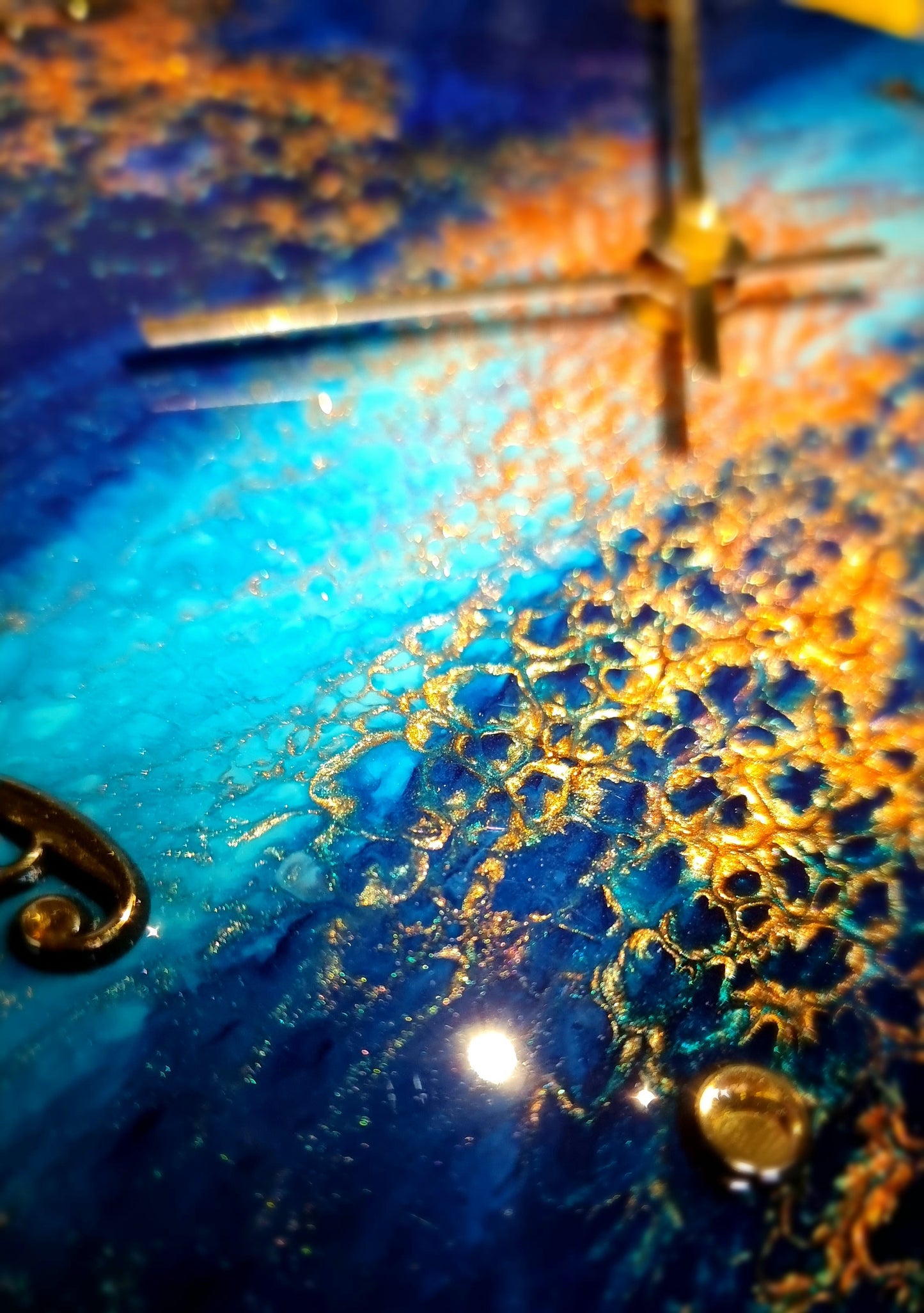 Epoxy Resin Wall Clock Regular (ab1466)