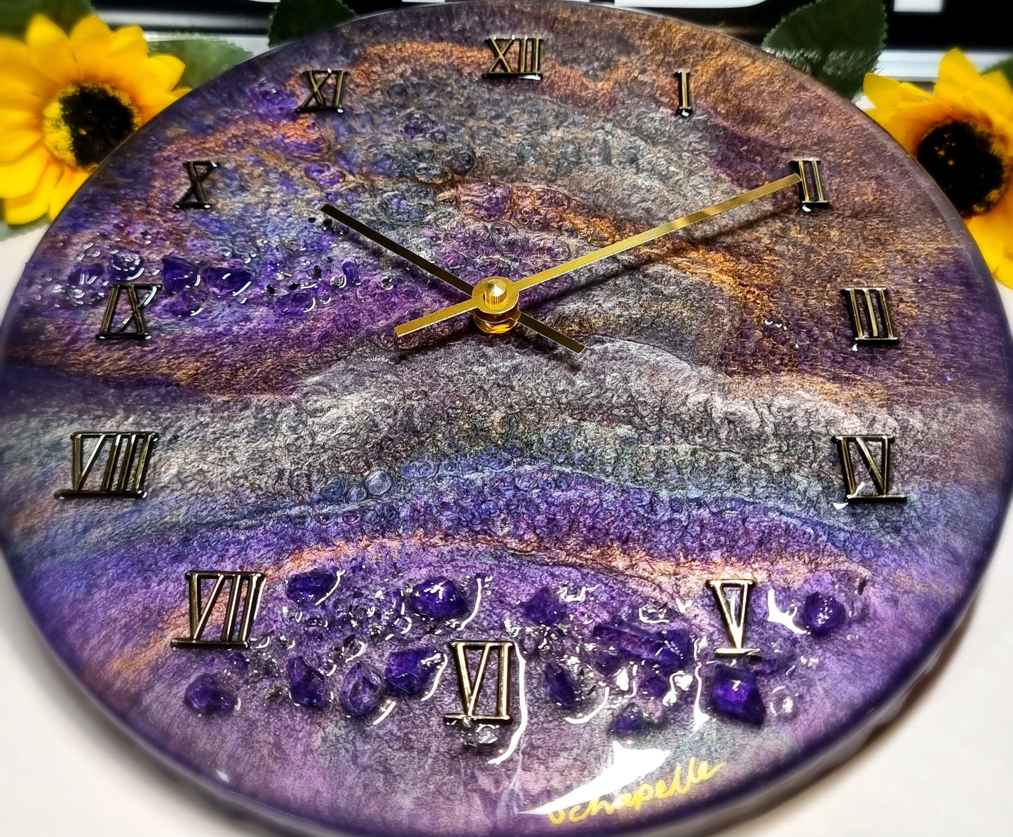 Epoxy Resin Wall Clock Regular (ab1567)