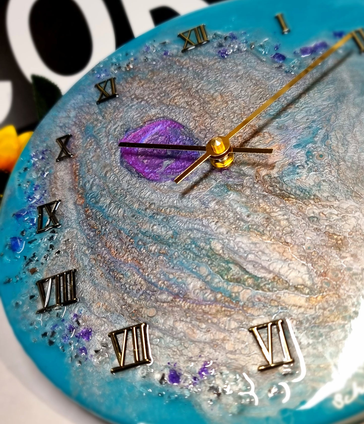 Epoxy Resin Wall Clock Regular (ab1559)