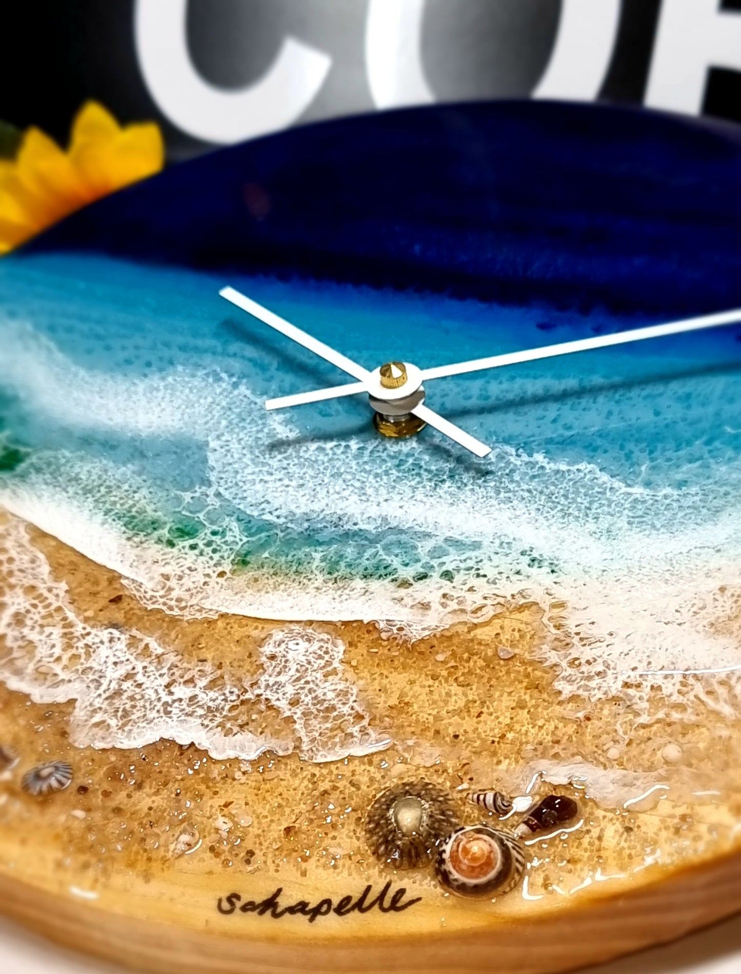 Epoxy Resin Wall Clock Regular (ab1572)