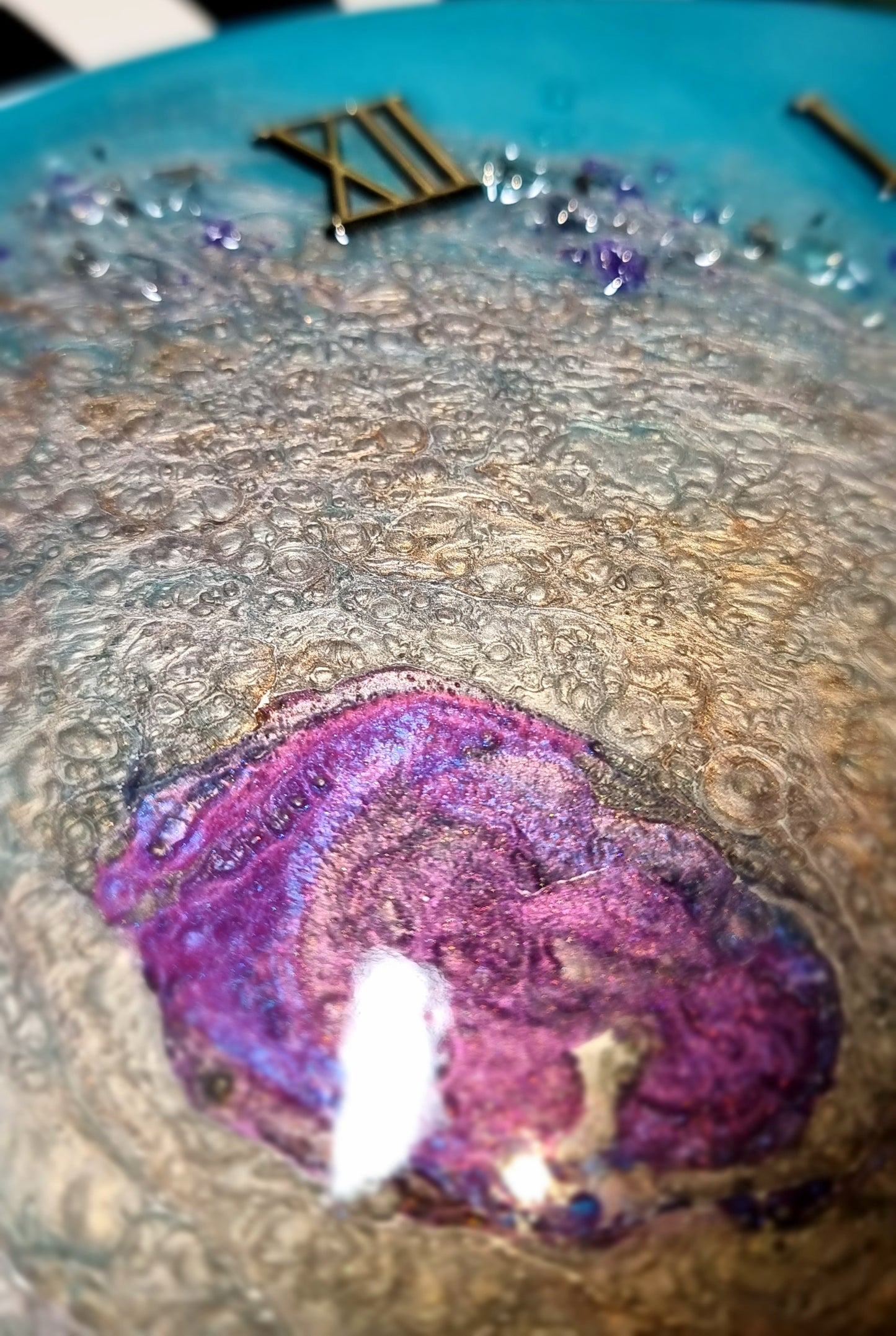 Epoxy Resin Wall Clock Regular (ab1559)