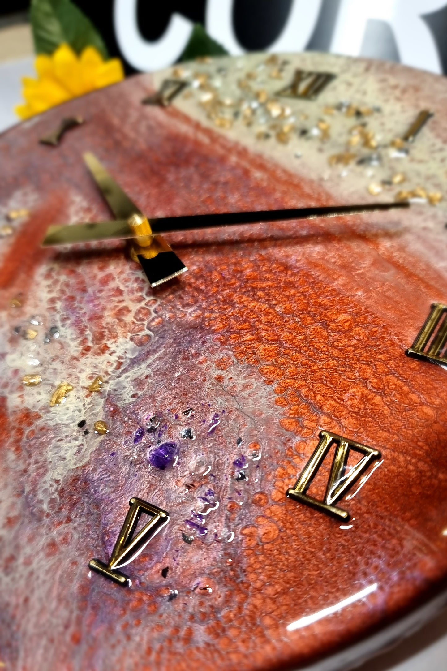 Epoxy Resin Wall Clock Regular (ab1566)