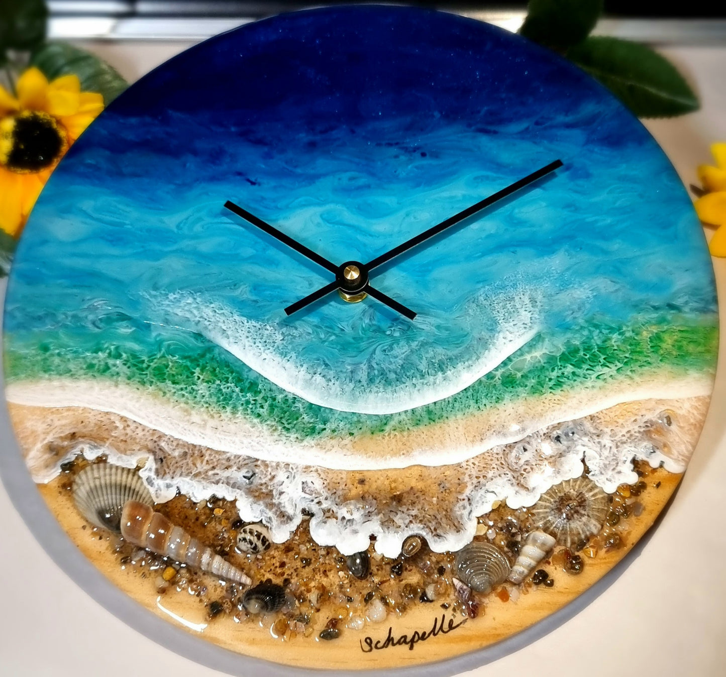 Epoxy Resin Wall Clock Regular (ab1469)