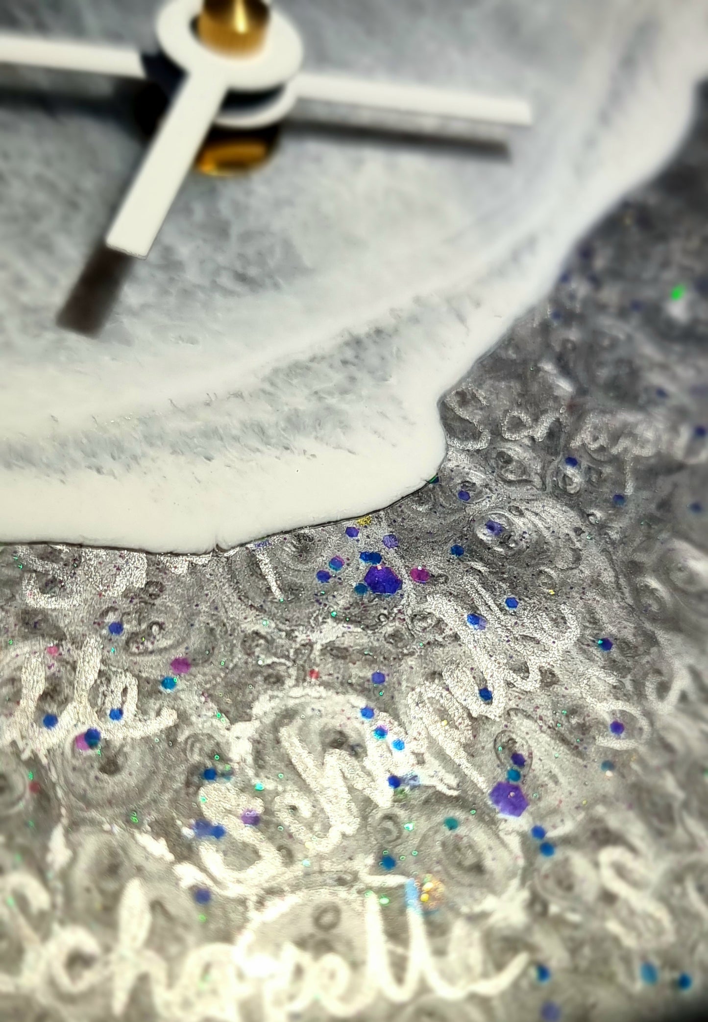 Epoxy Resin Wall Clock Small (ab1500)