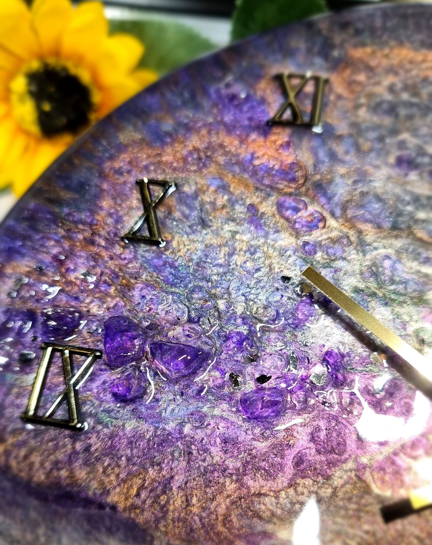 Epoxy Resin Wall Clock Regular (ab1567)