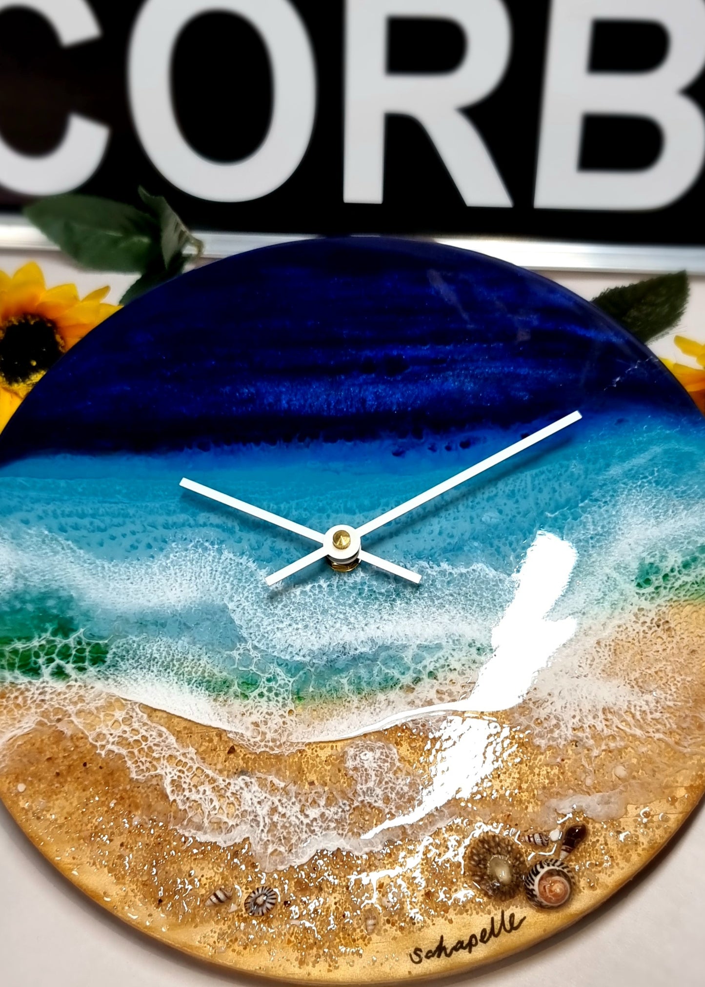 Epoxy Resin Wall Clock Regular (ab1572)