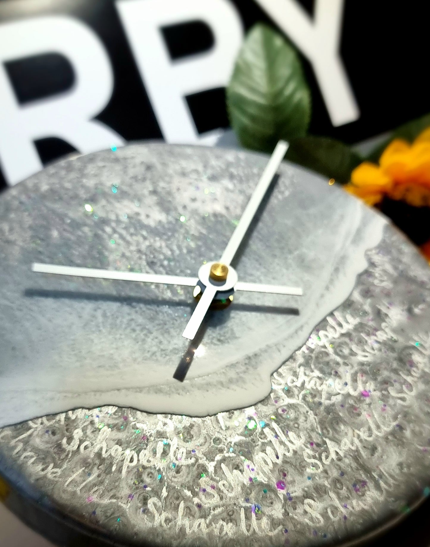 Epoxy Resin Wall Clock Small (ab1500)