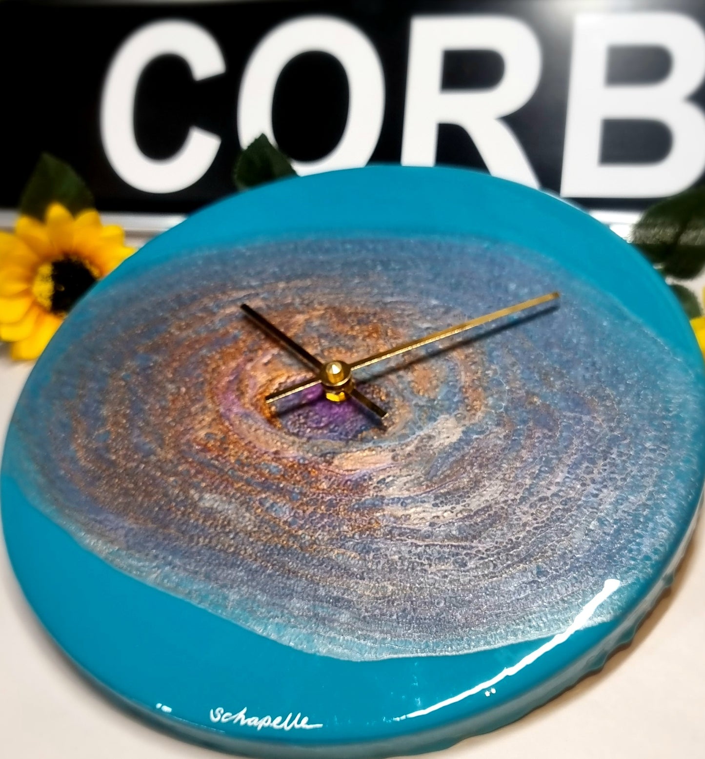 Epoxy Resin Wall Clock Regular (ab1560)