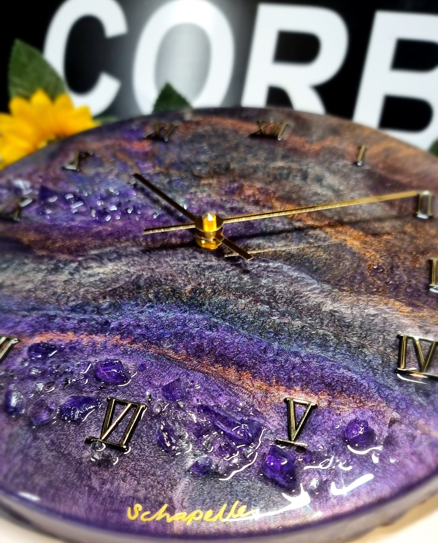 Epoxy Resin Wall Clock Regular (ab1567)
