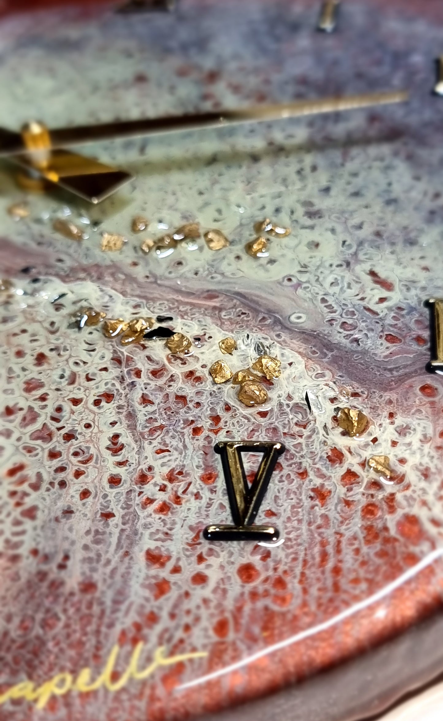 Epoxy Resin Wall Clock Regular (ab1568)