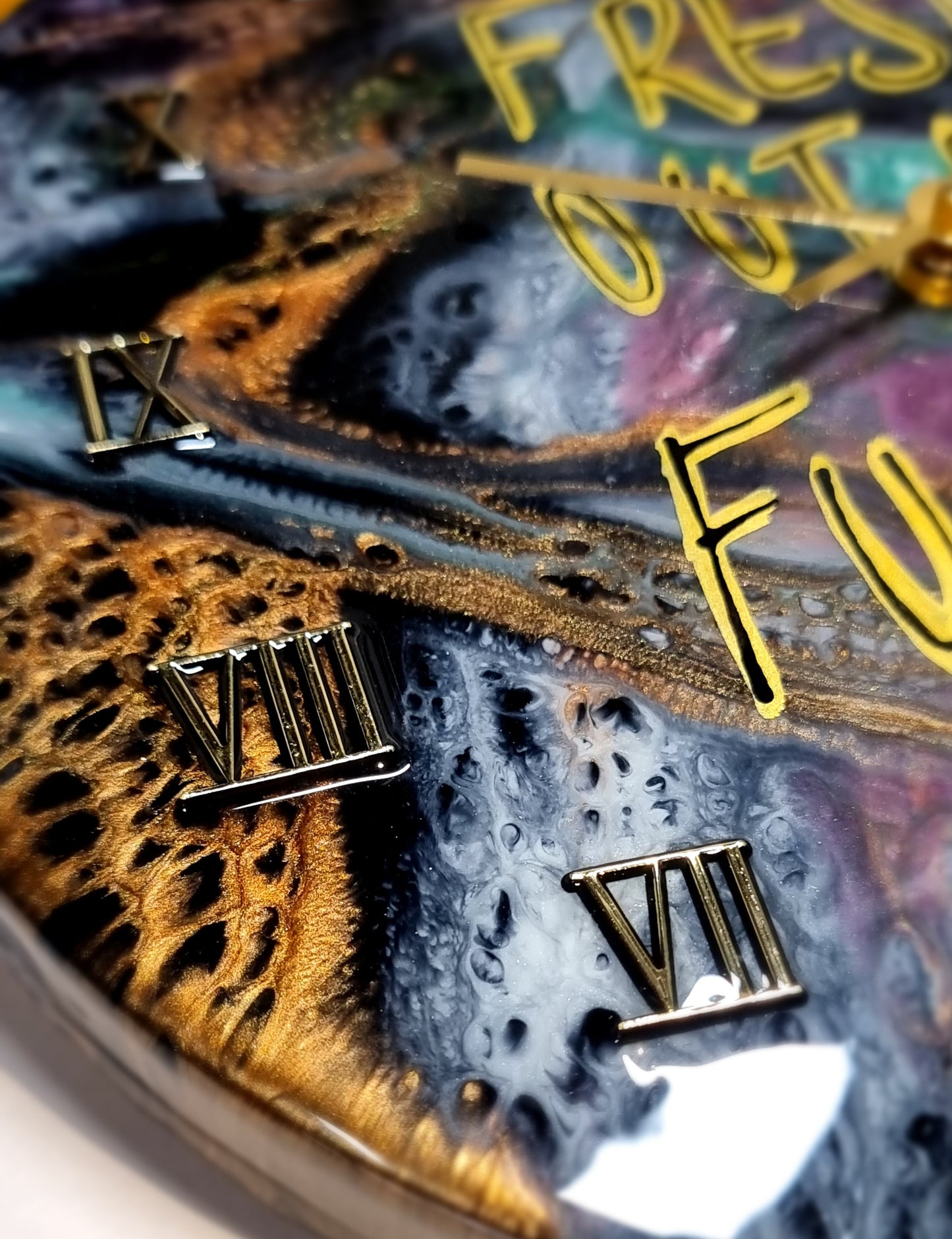 Epoxy Resin Wall Clock Regular (ab1565)