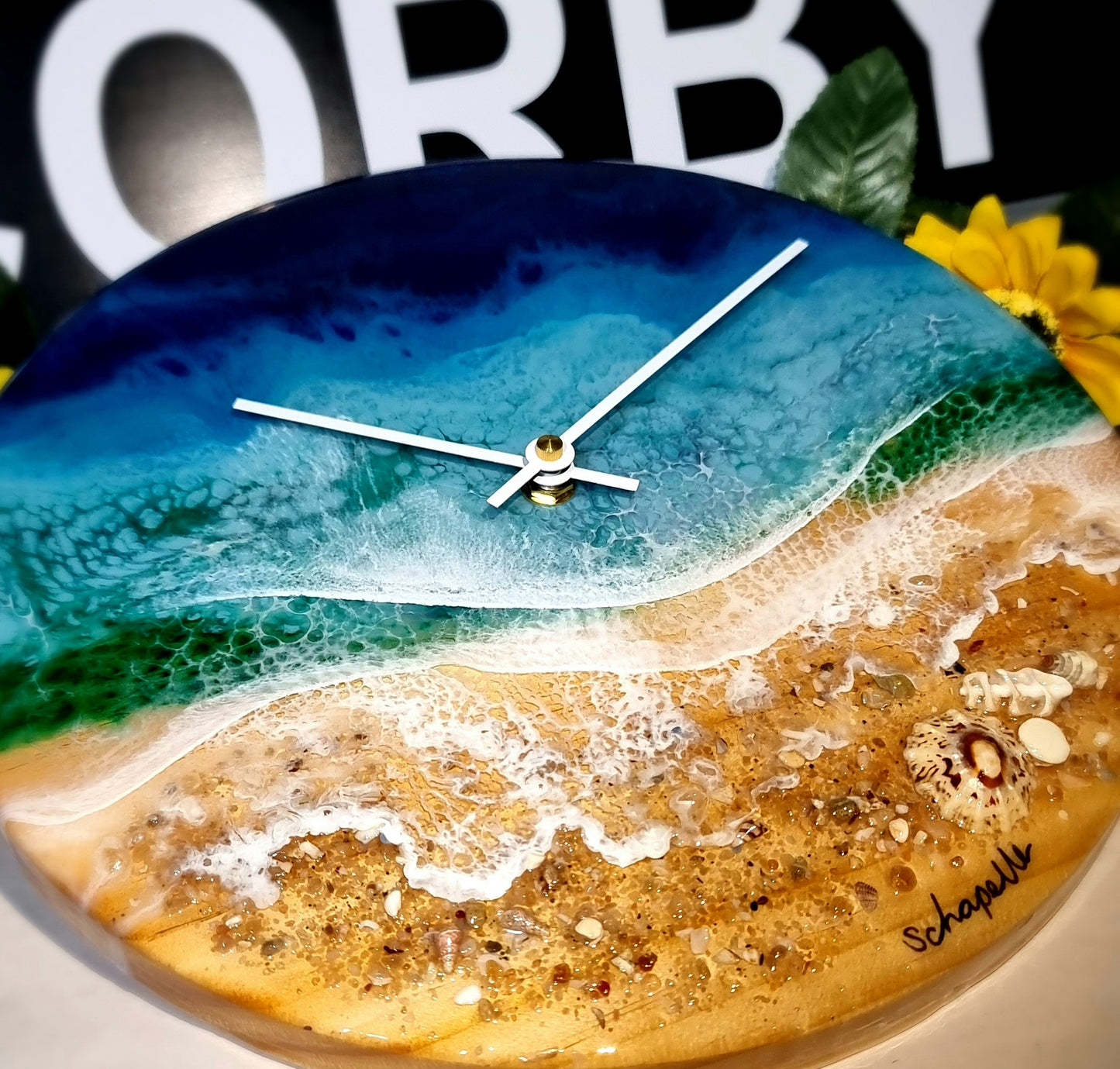Epoxy Resin Wall Clock Regular (ab1508)