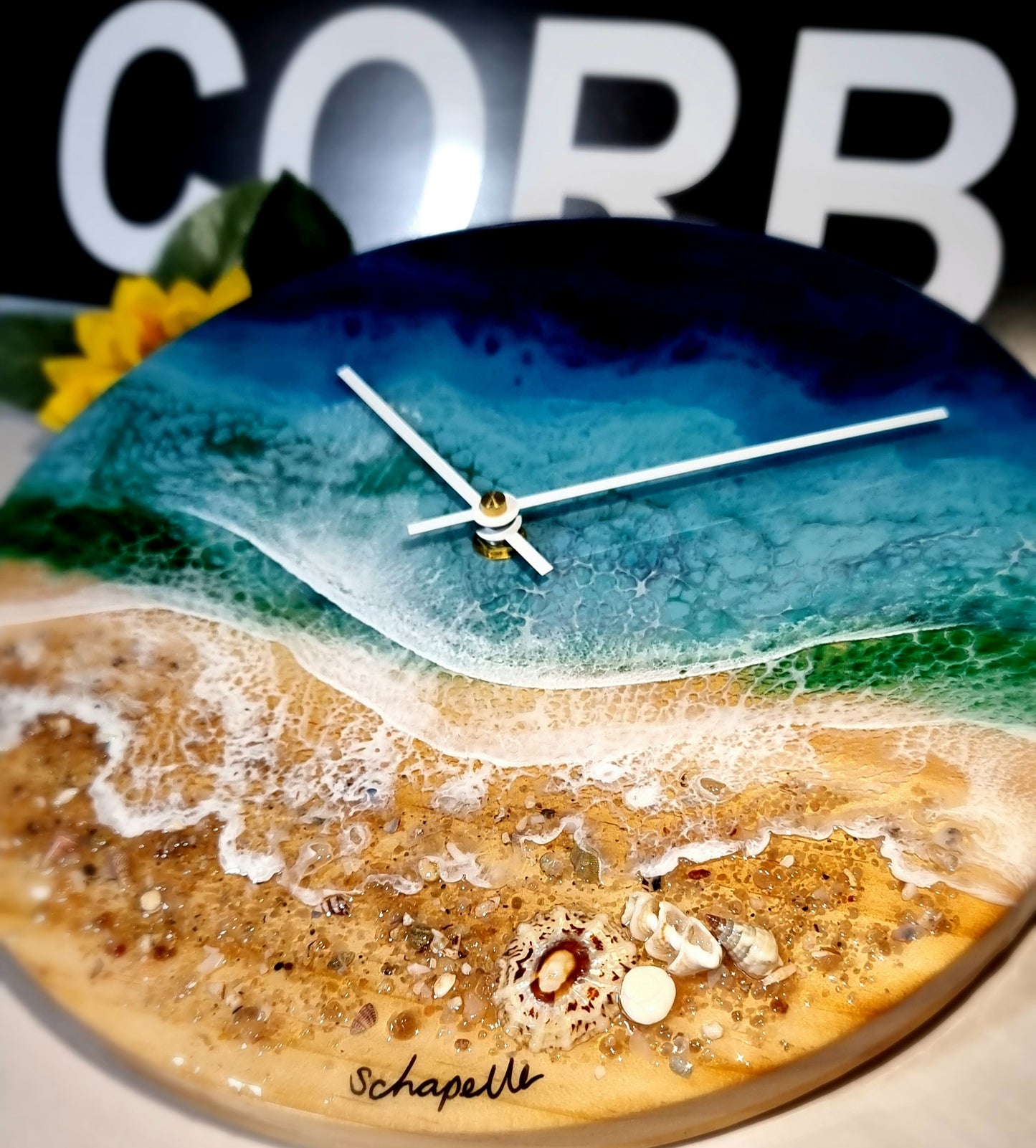 Epoxy Resin Wall Clock Regular (ab1508)