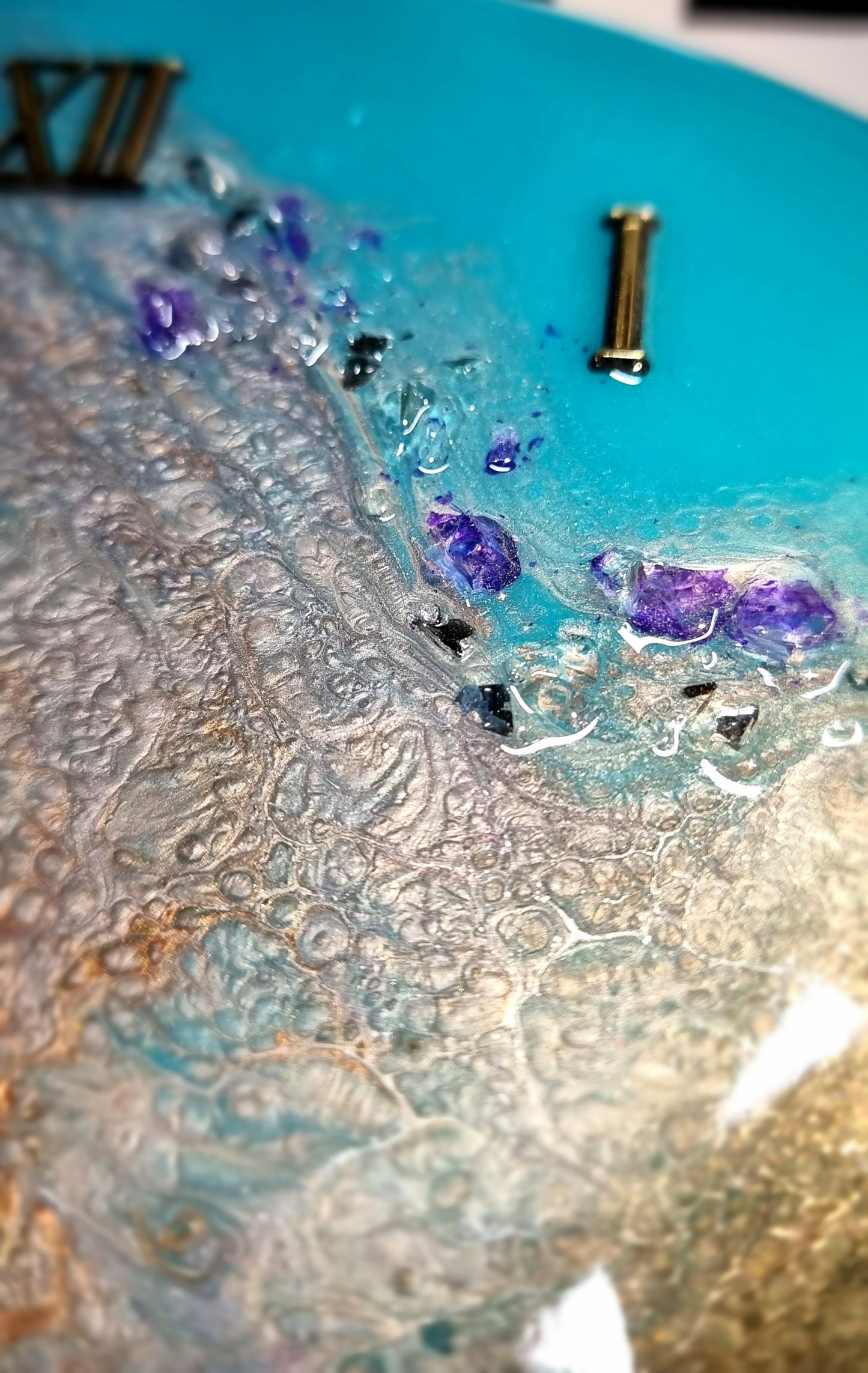 Epoxy Resin Wall Clock Regular (ab1559)