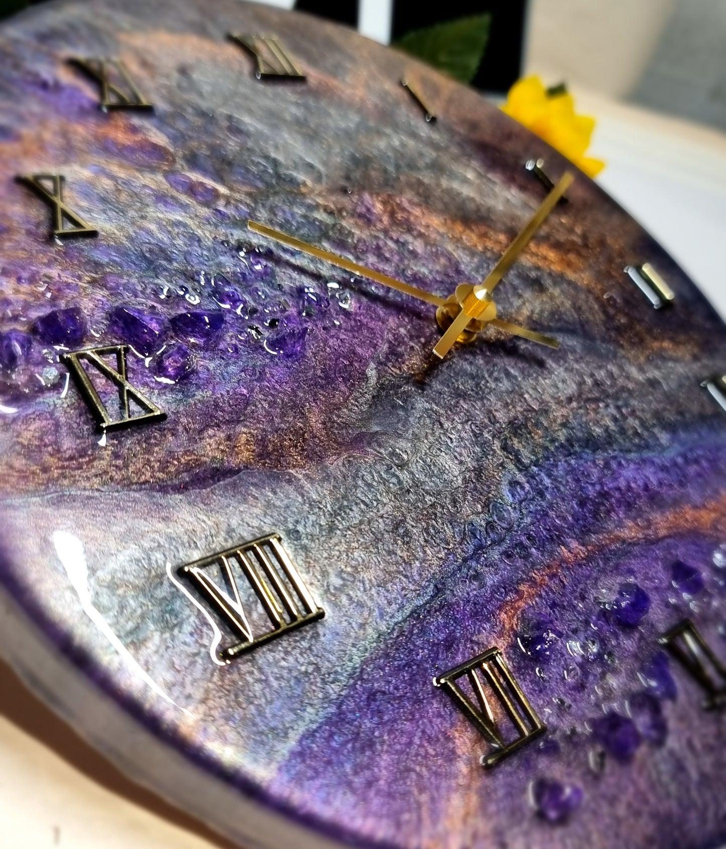 Epoxy Resin Wall Clock Regular (ab1567)
