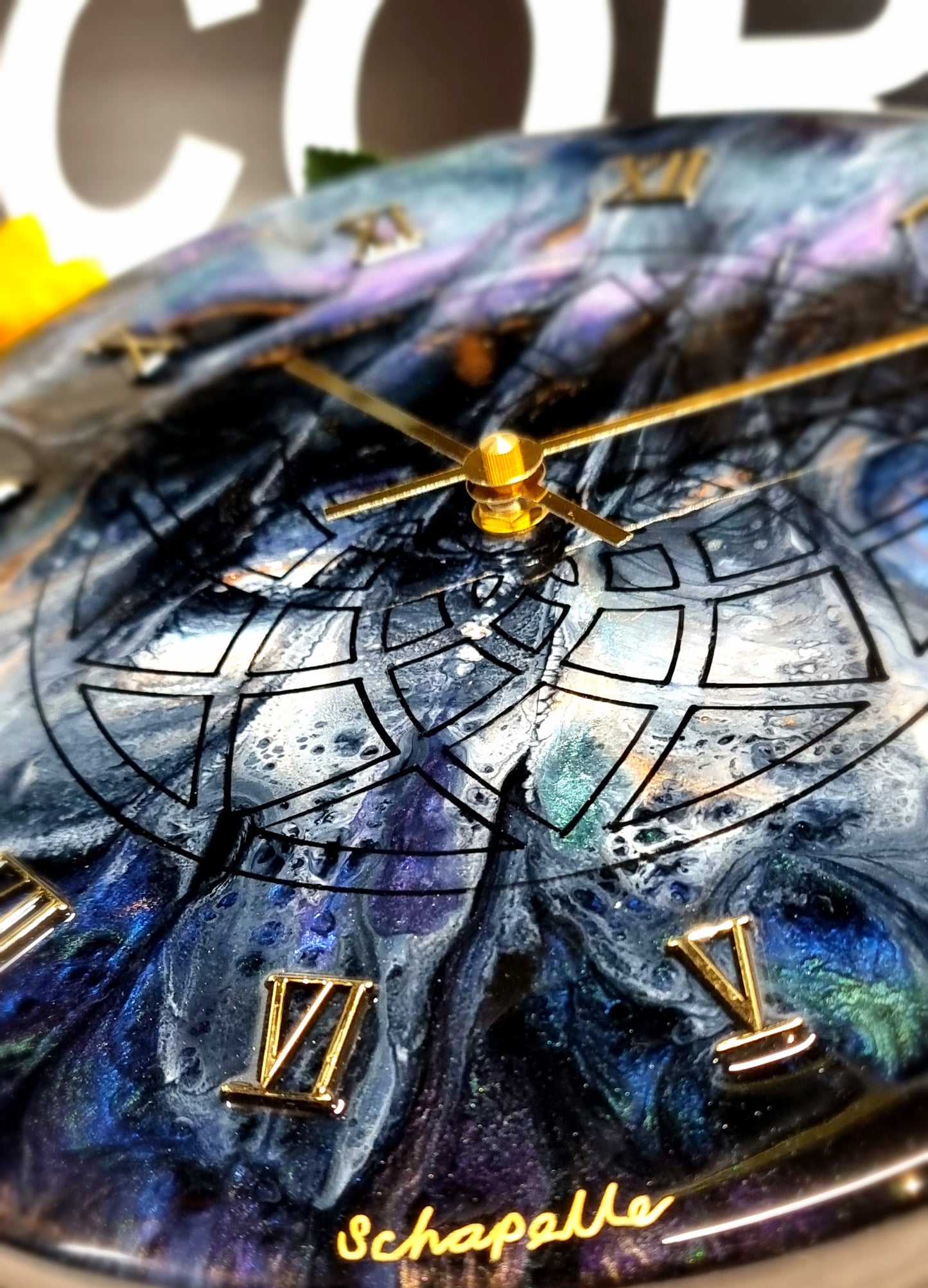 Epoxy Resin Wall Clock Regular (ab1555)