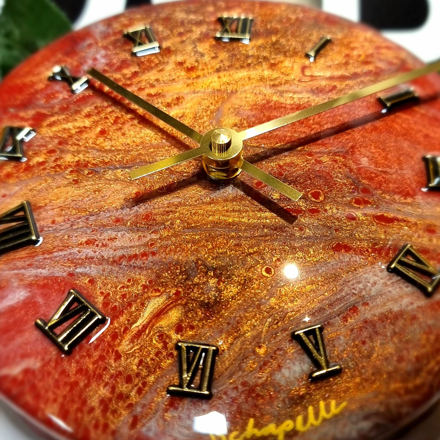 Epoxy Resin Wall Clock Small (ab1513)