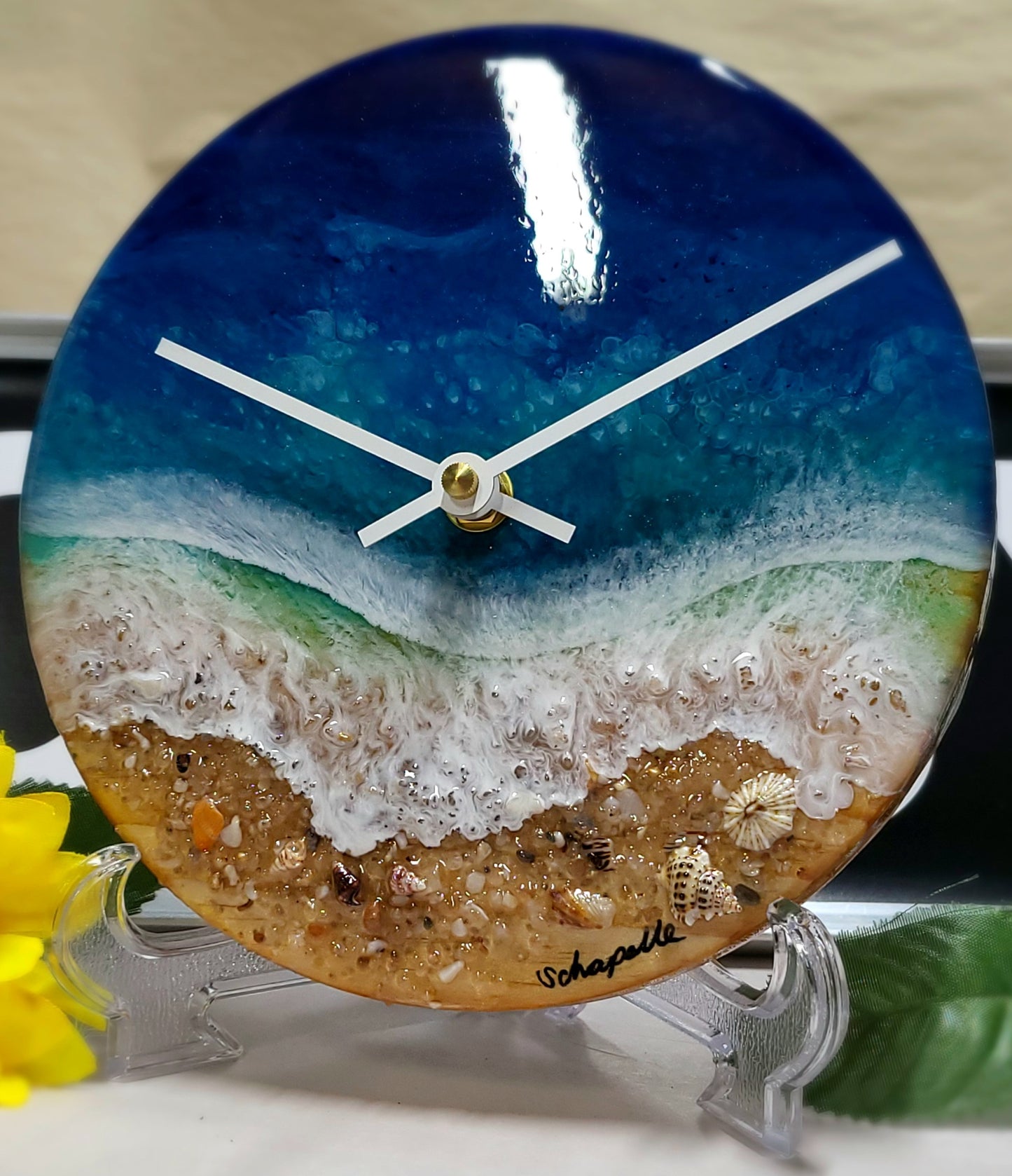 Epoxy Resin Wall Clock Small (ab1720)