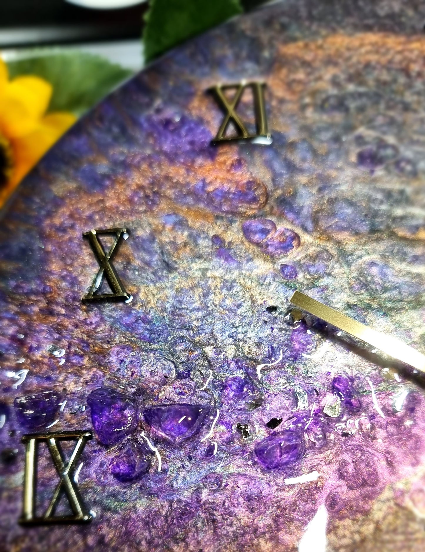 Epoxy Resin Wall Clock Regular (ab1567)