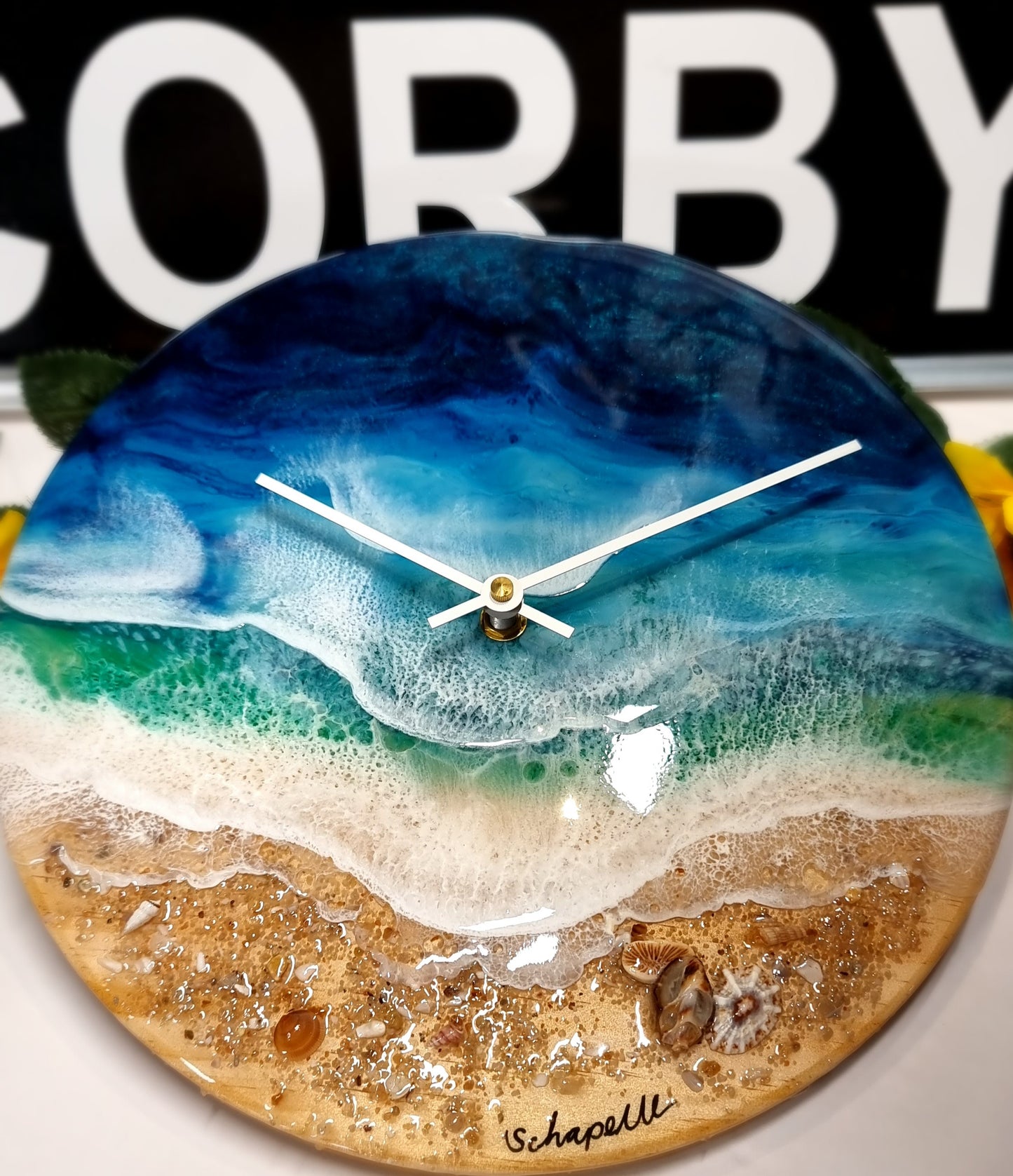 Epoxy Resin Wall Clock Regular (ab1534)
