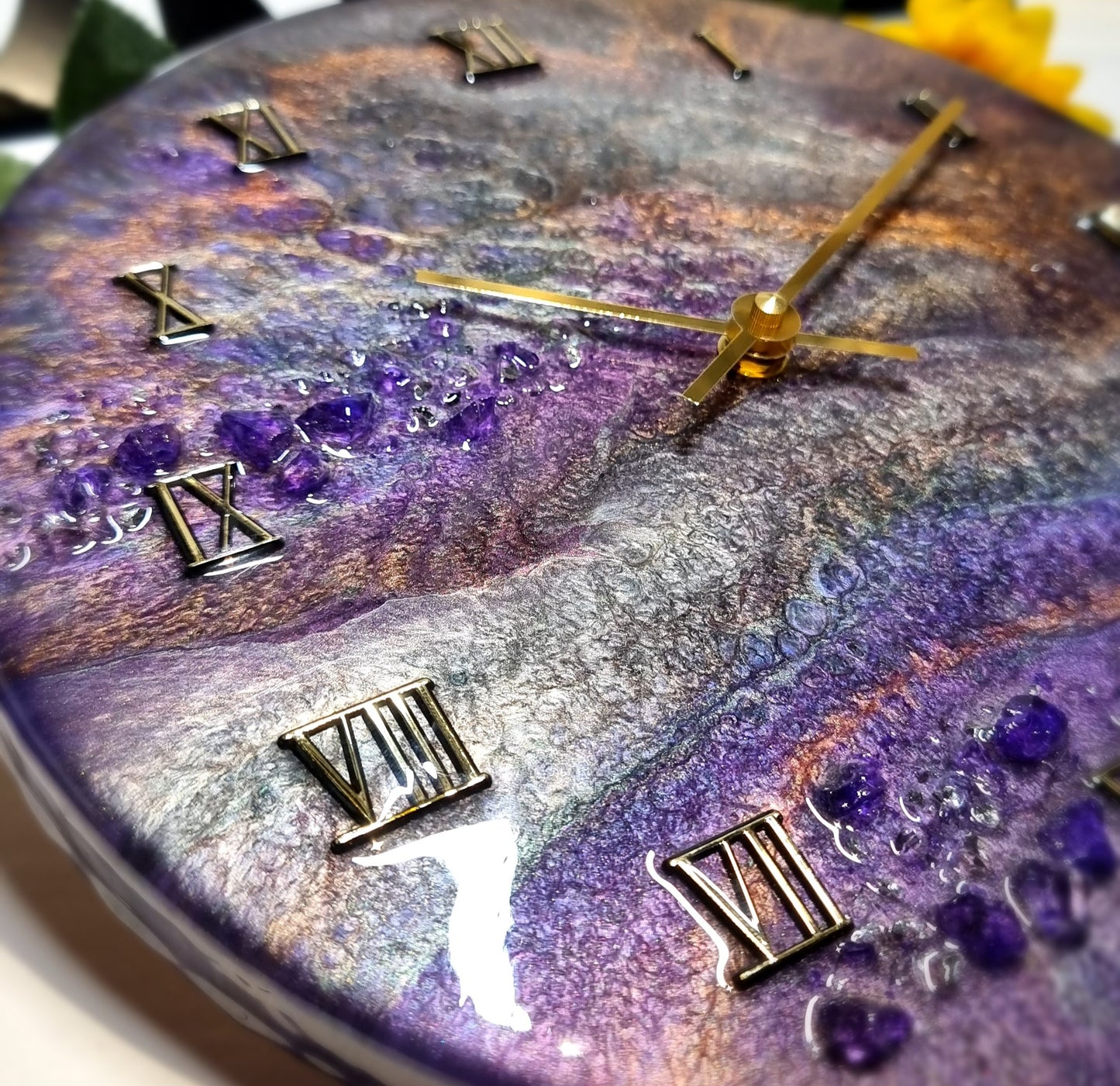 Epoxy Resin Wall Clock Regular (ab1567)