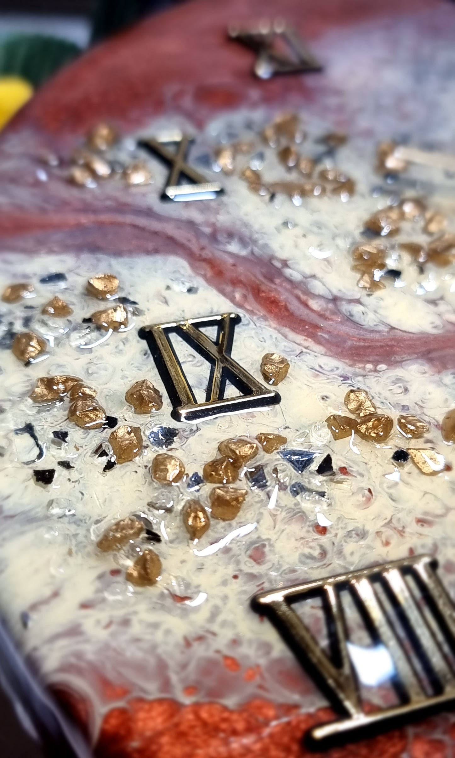 Epoxy Resin Wall Clock Regular (ab1568)