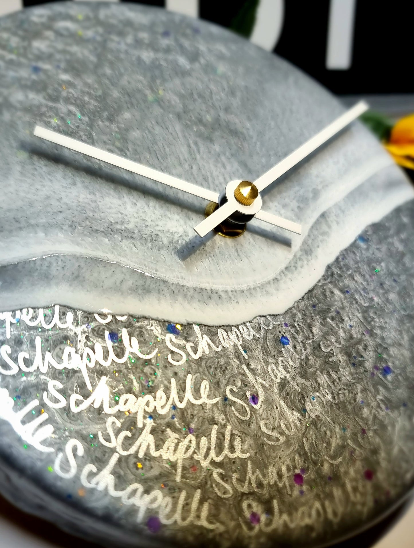 Epoxy Resin Wall Clock Small (ab1500)