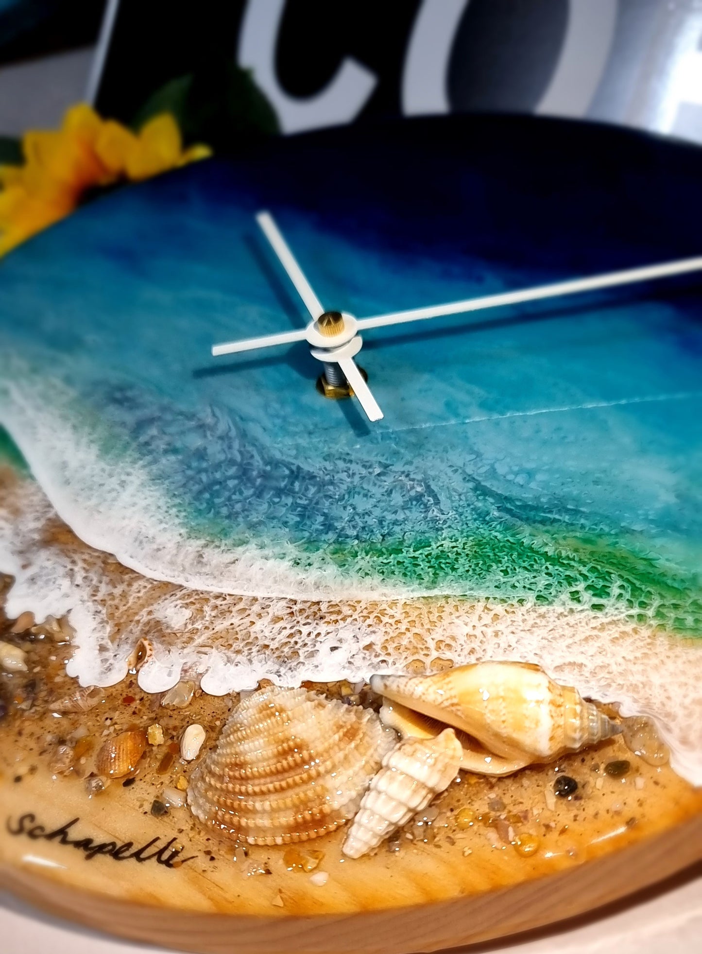 Epoxy Resin Wall Clock Regular (ab1477)