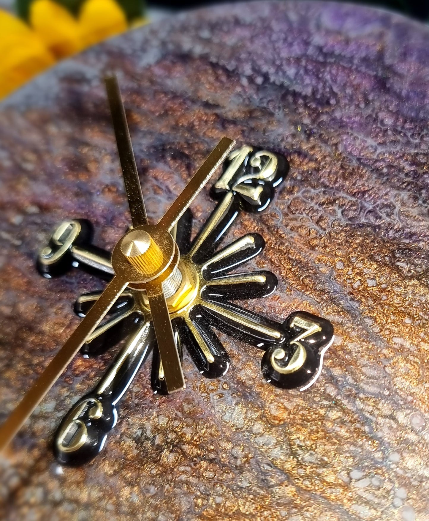 Epoxy Resin Wall Clock Small (ab1543)