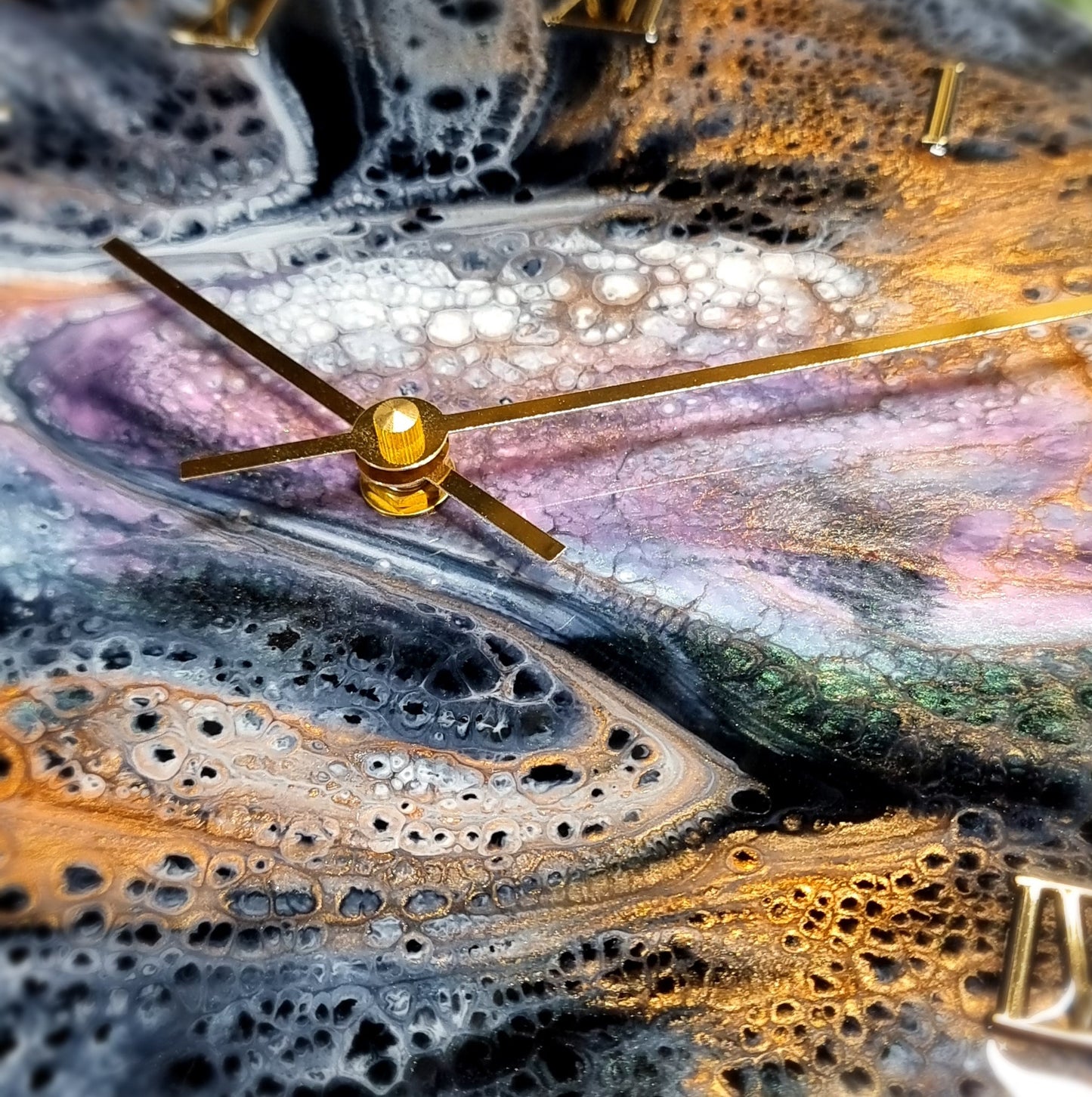 Epoxy Resin Wall Clock Regular (ab1558)