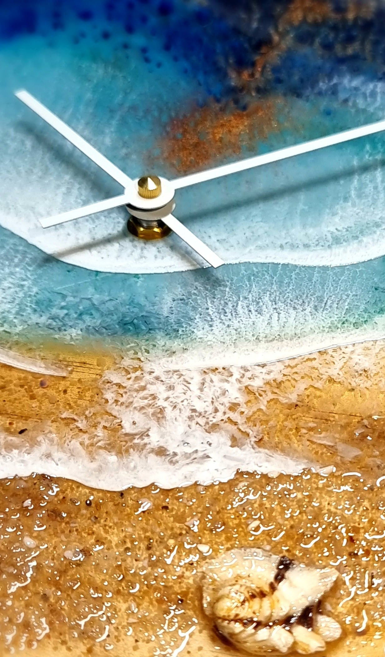 Epoxy Resin Wall Clock Regular (1574) *My Favourite Shell Of All Time*