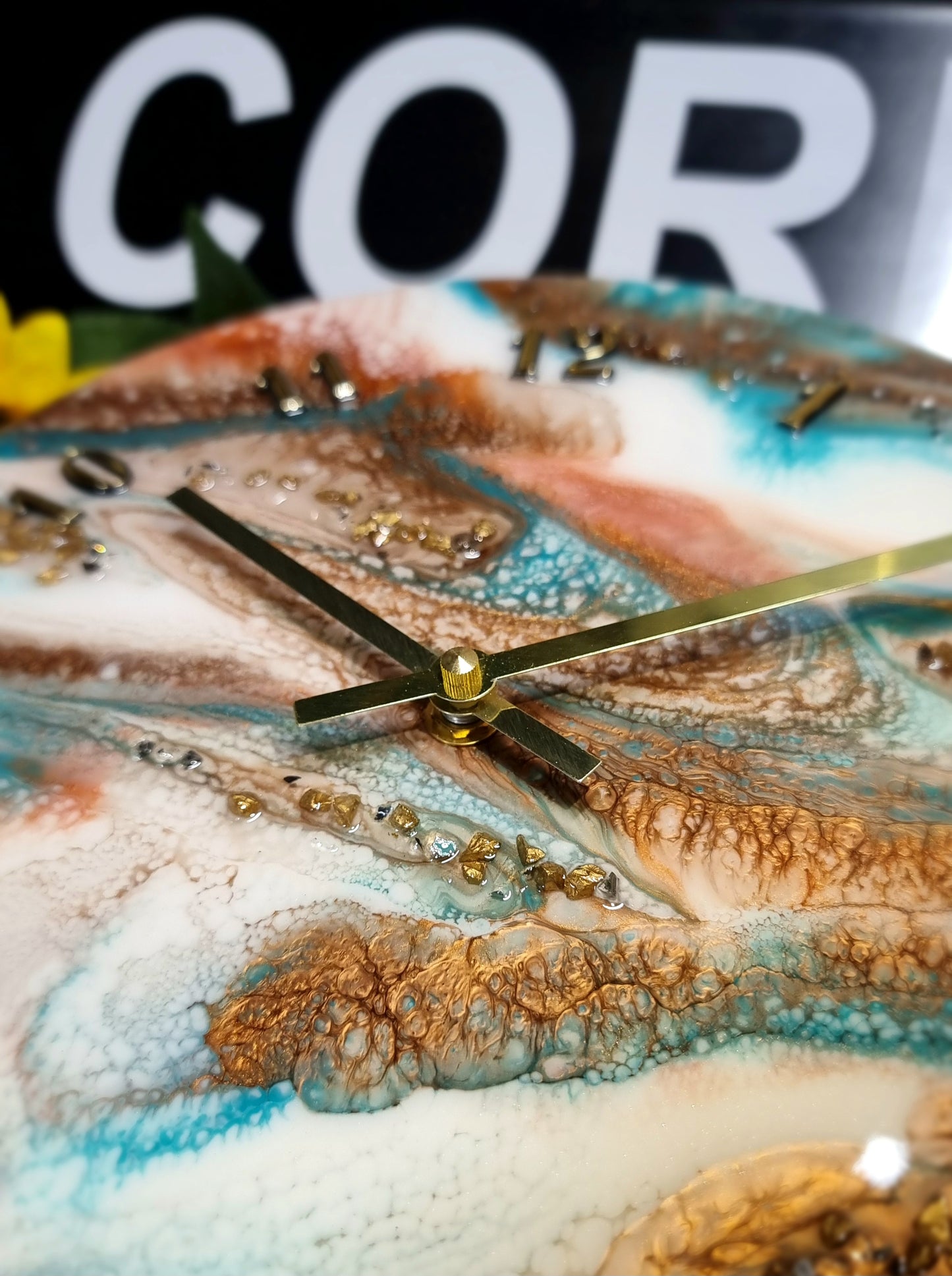 Epoxy Resin Wall Clock Regular (ab1662)
