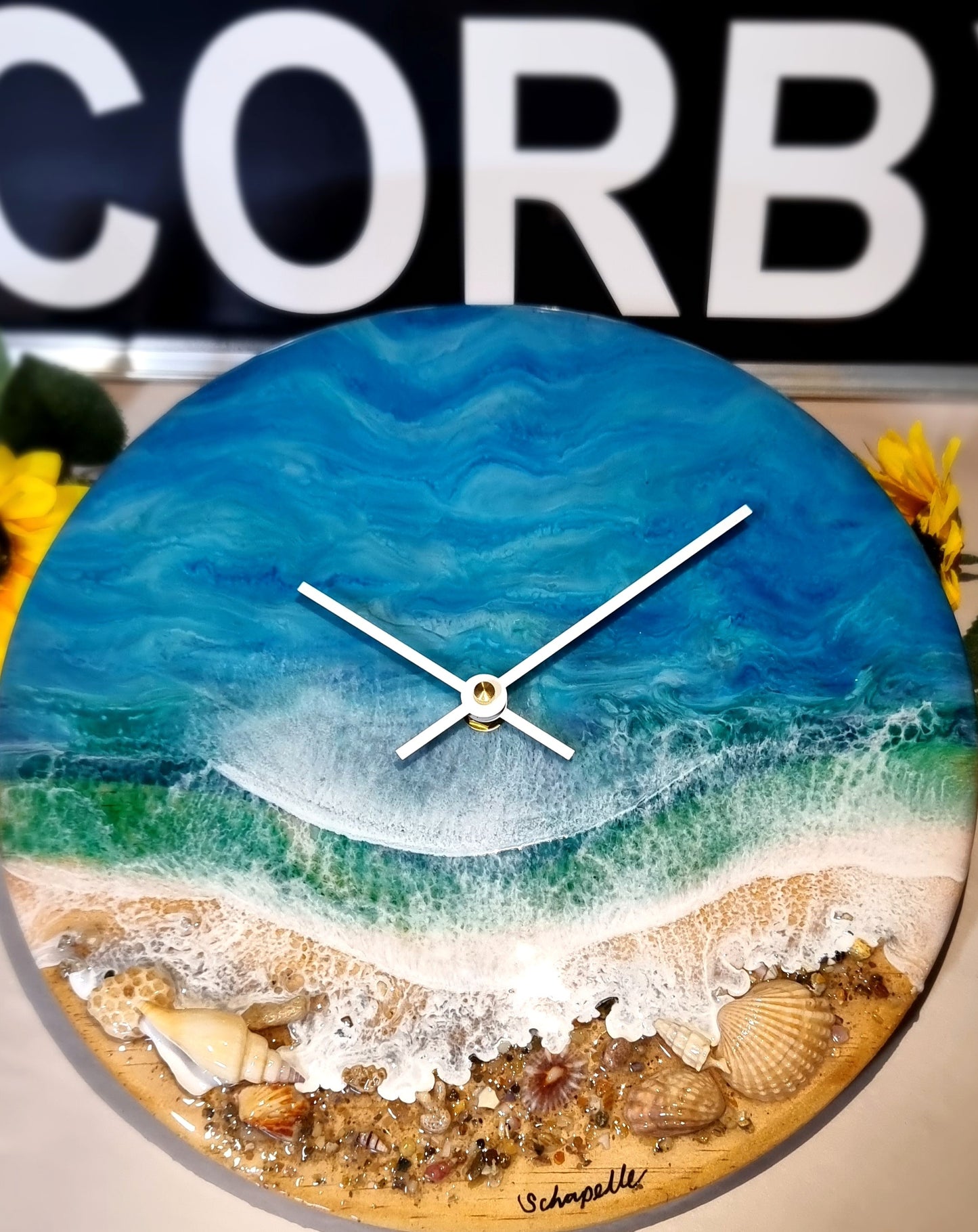 Epoxy Resin Wall Clock Regular (ab1471)
