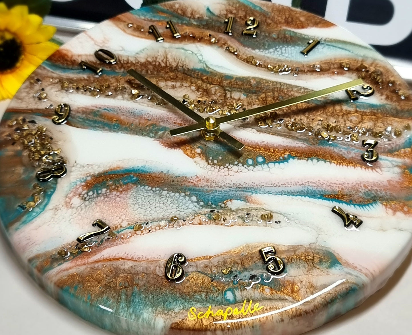 Epoxy Resin Wall Clock Regular (ab1658)