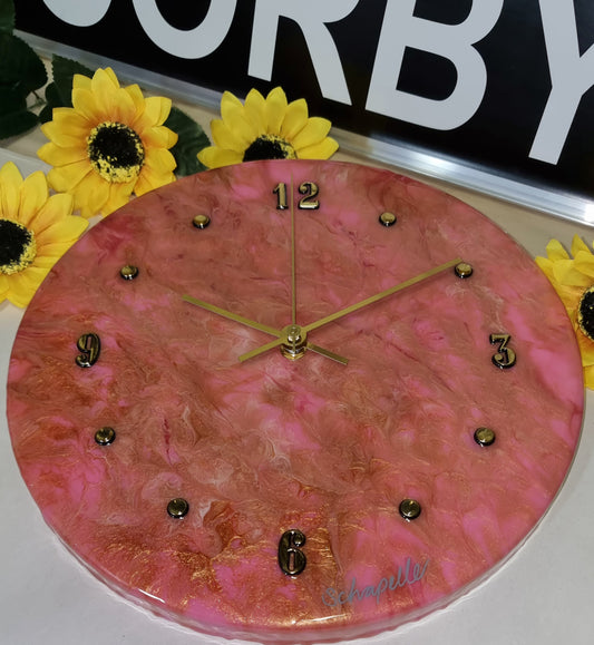 Epoxy Resin Wall Clock Regular (ab990)