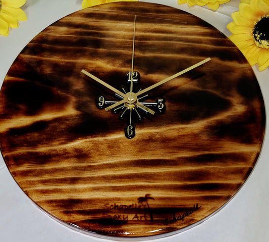 Epoxy Resin Wall Clock Regular (ab903)