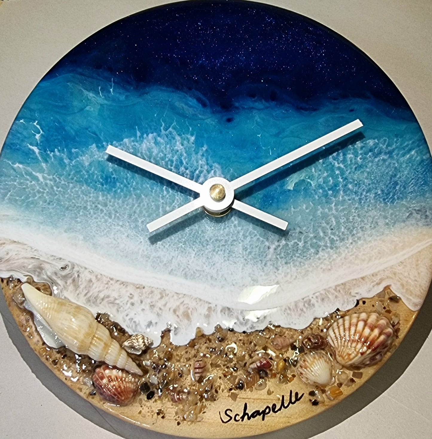 Epoxy Resin Wall Clock Small (ab1202)