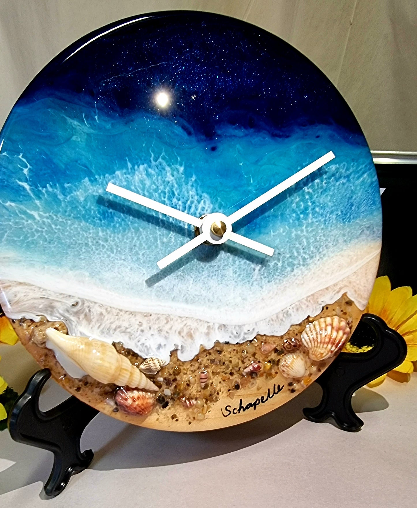 Epoxy Resin Wall Clock Small (ab1202)