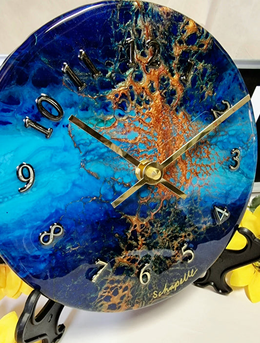 Epoxy Resin Wall Clock (ab1245) Small