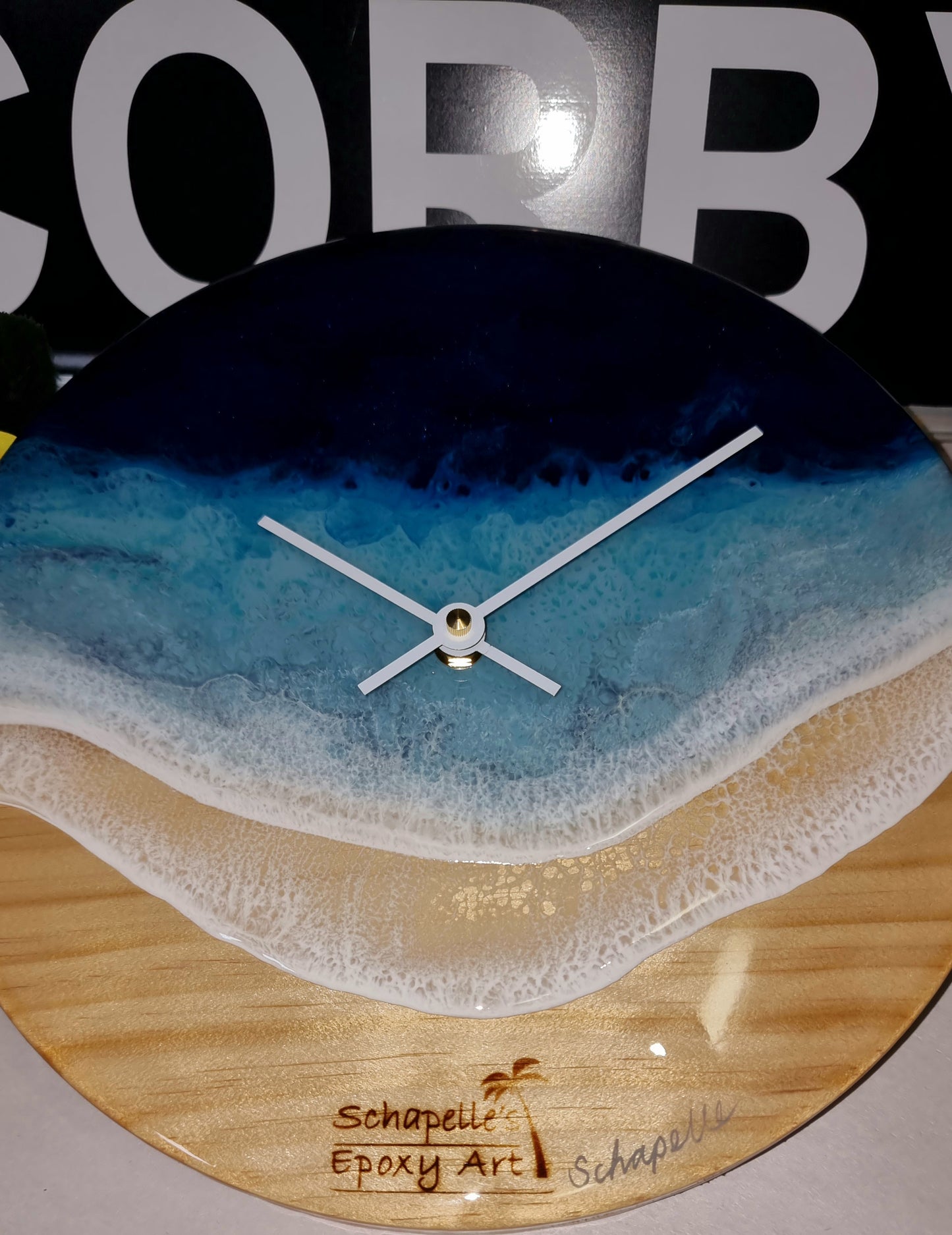 Epoxy Resin Wall Clock Regular (ab1340)