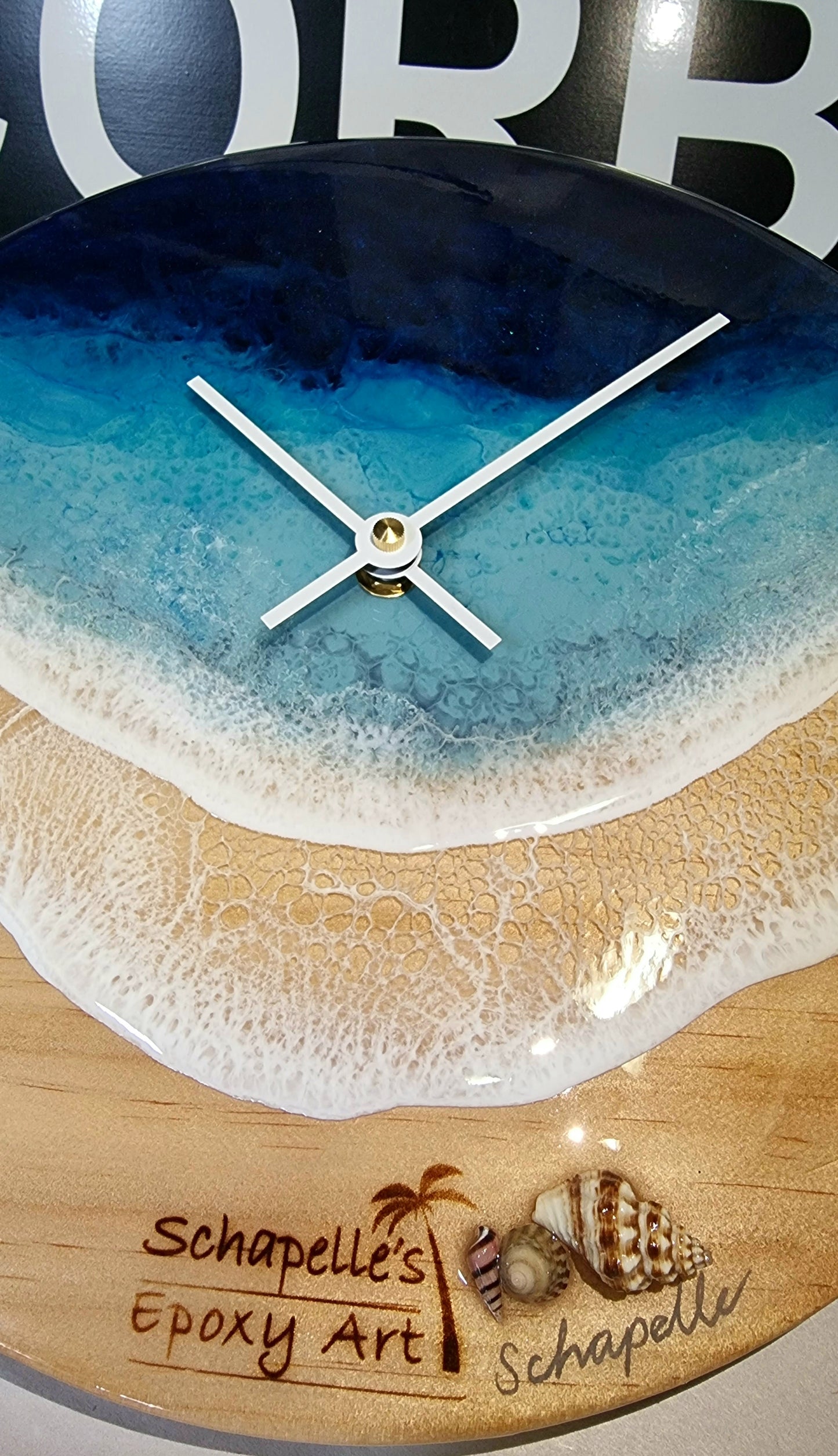 Epoxy Resin Wall Clock Regular (ab1341)