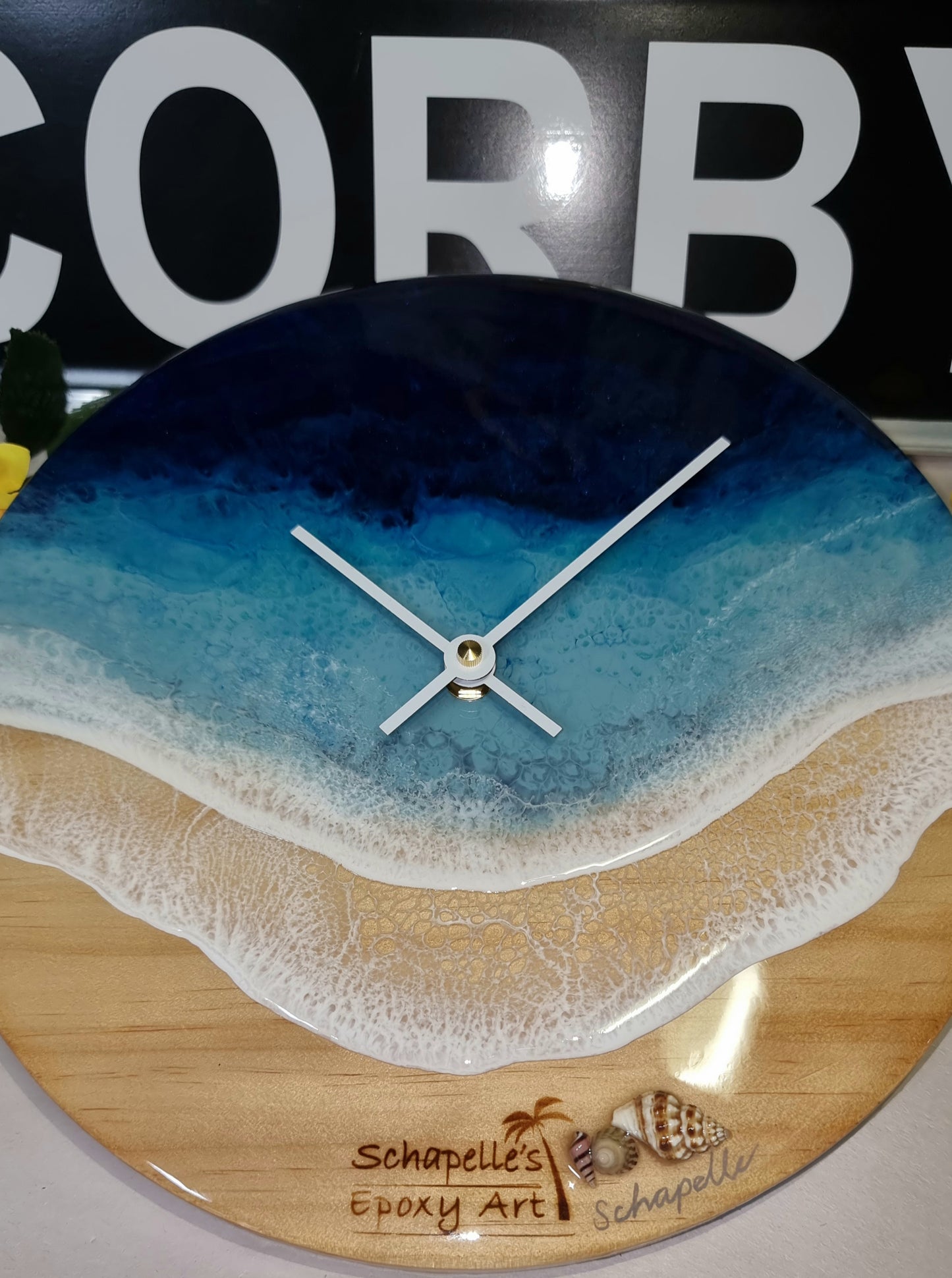 Epoxy Resin Wall Clock Regular (ab1341)