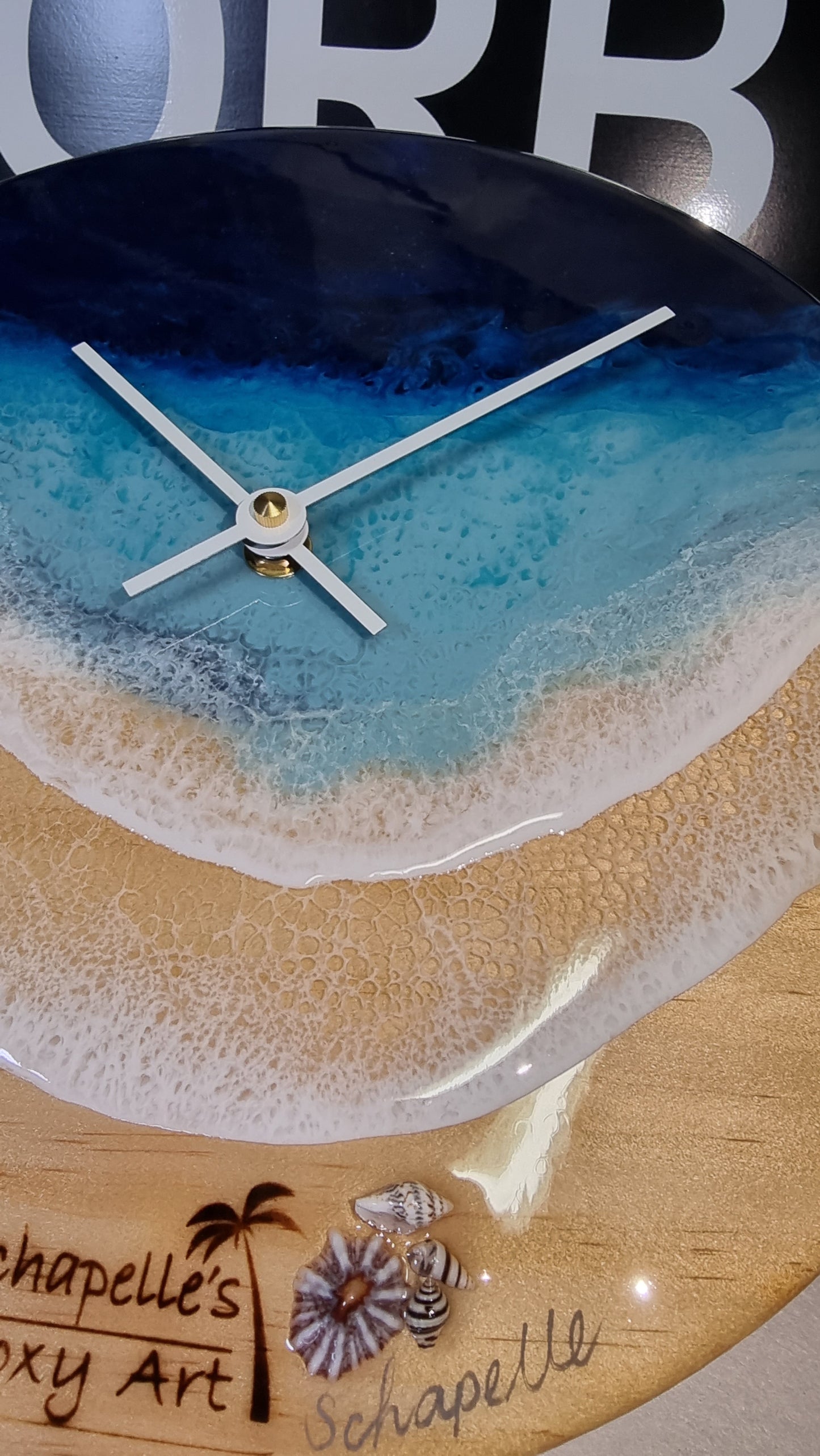 Epoxy Resin Wall Clock Regular (ab1342)