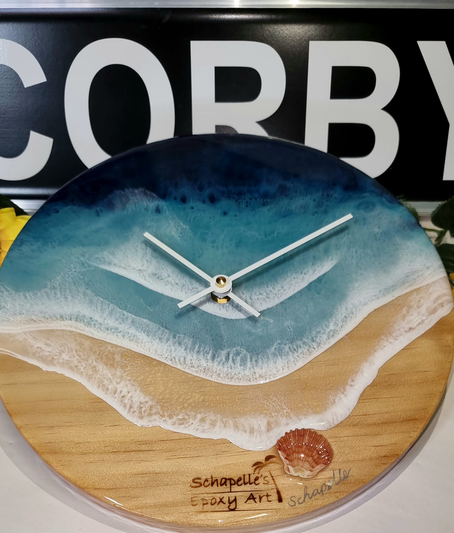 Epoxy Resin Wall Clock Regular (ab1344)