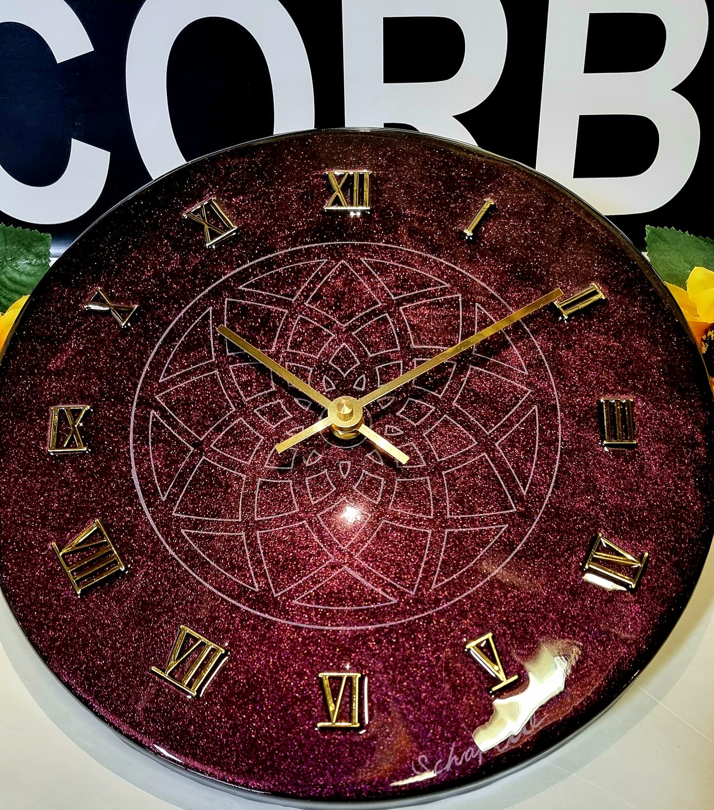 Epoxy Resin Wall Clock Regular (ab1082)