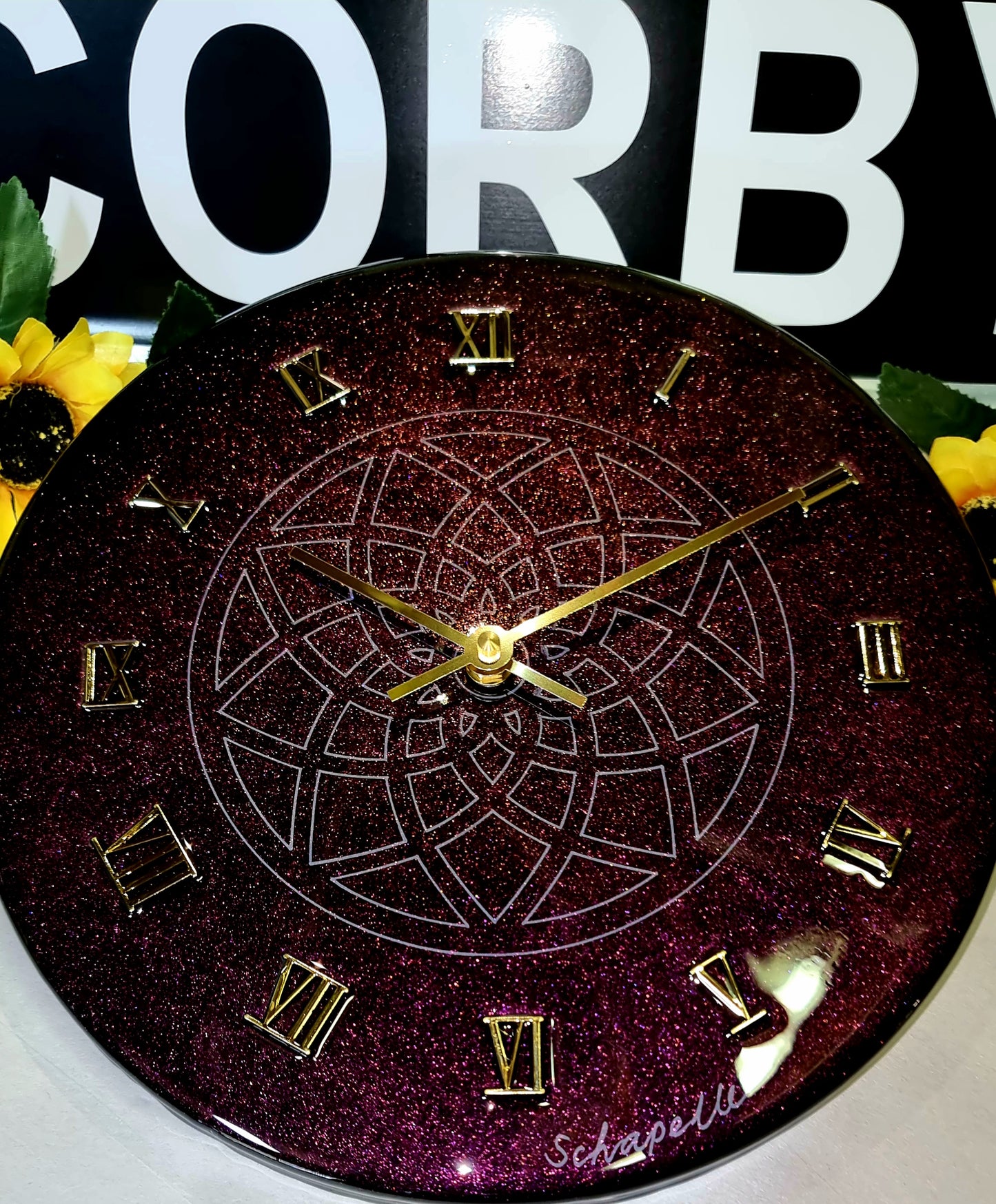 Epoxy Resin Wall Clock Regular (ab1081)